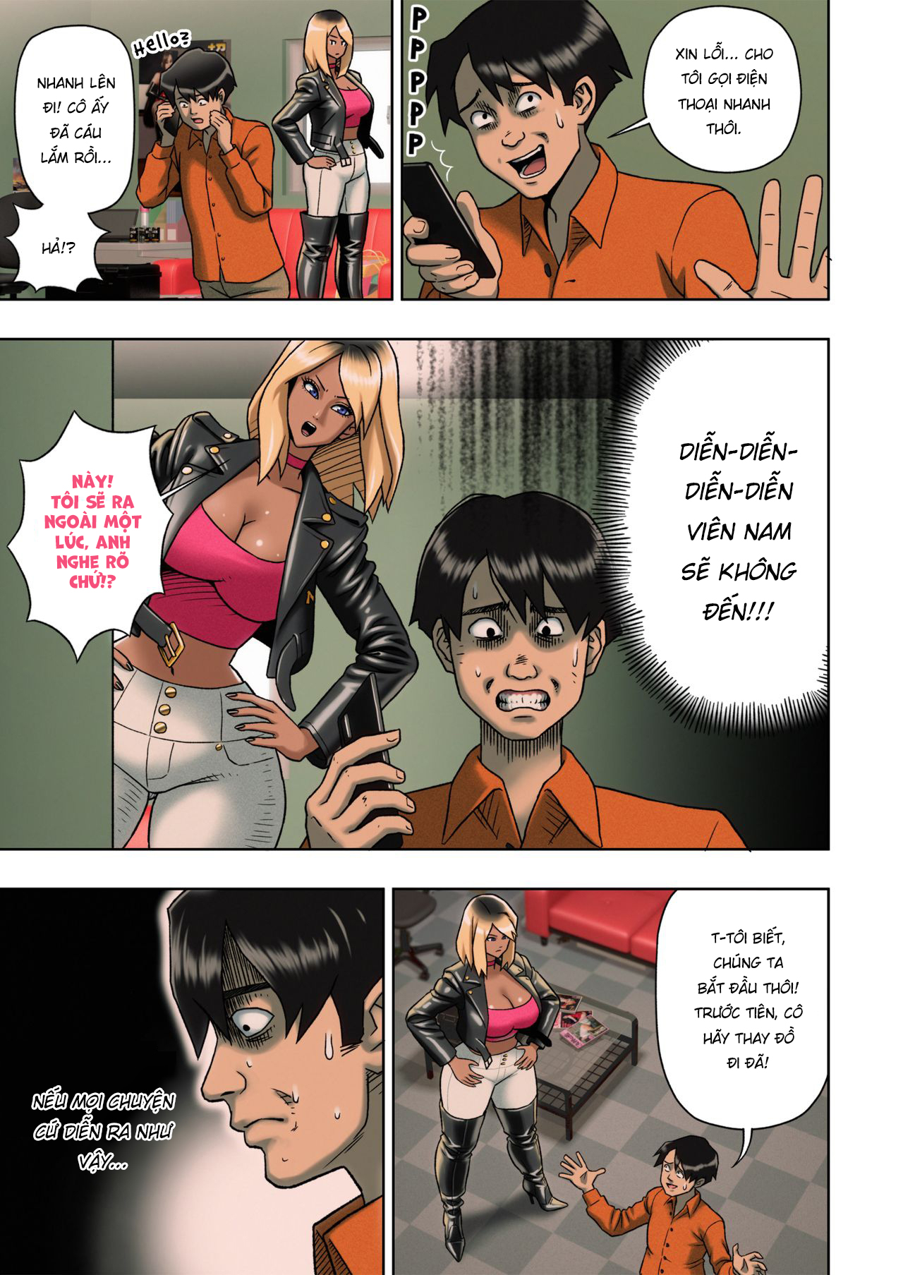 Đọc truyện hentai Black Gyaru Bondage - Oneshot