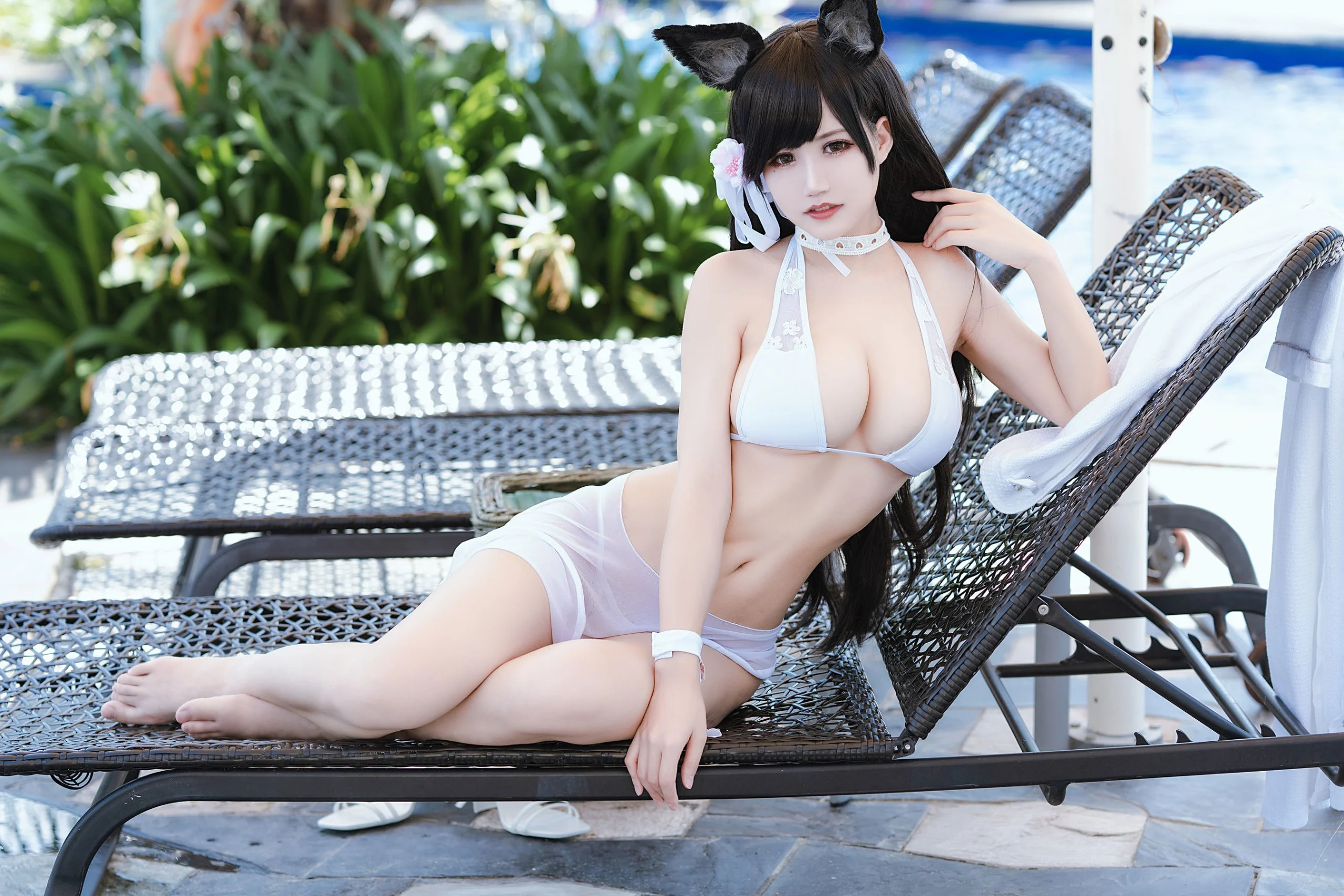 Đọc truyện hentai Tuyển tập Albums siêu phẩm Cosplay - Chap 735 - [Ogura Chiyo w] Captain Atago swimsuit