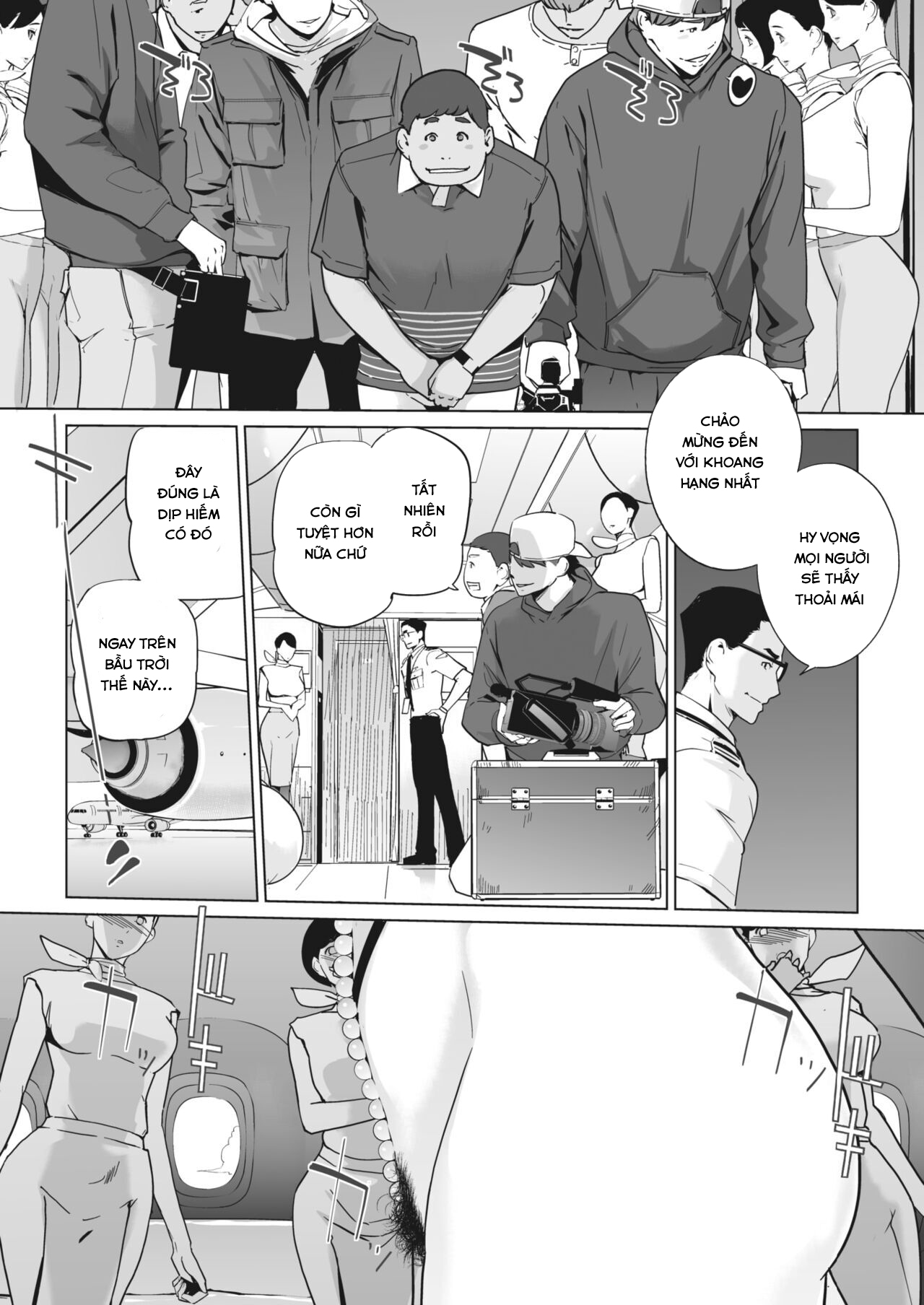 Đọc truyện hentai Dạo này nghe đâu ngành tiếp viên hàng không đang nổi nên làm chơi thôi - Chap 2