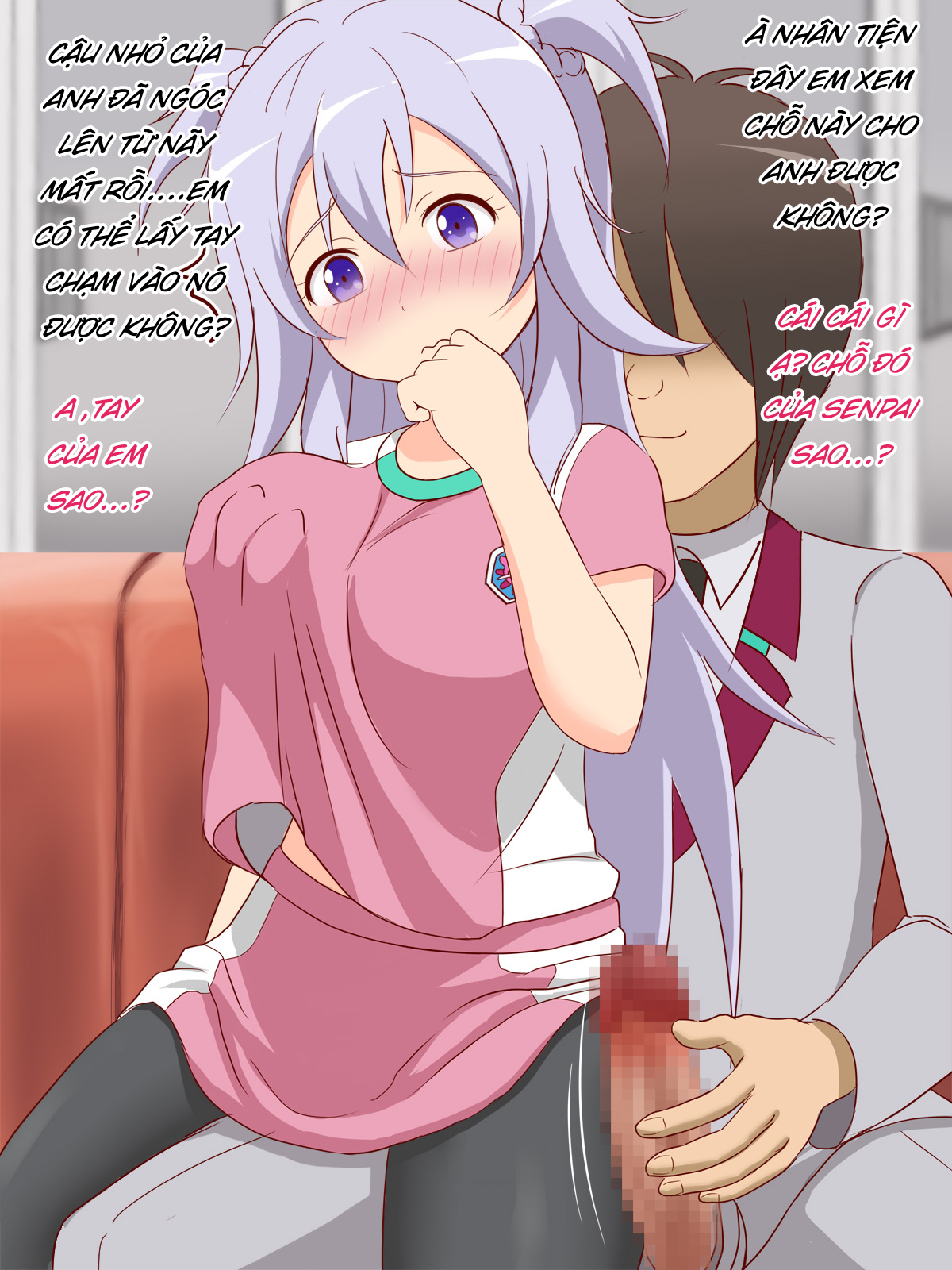 Đọc truyện hentai Bầu ngực cực phẩm của e đang thách thức chú hươu của tôi đó - Oneshot