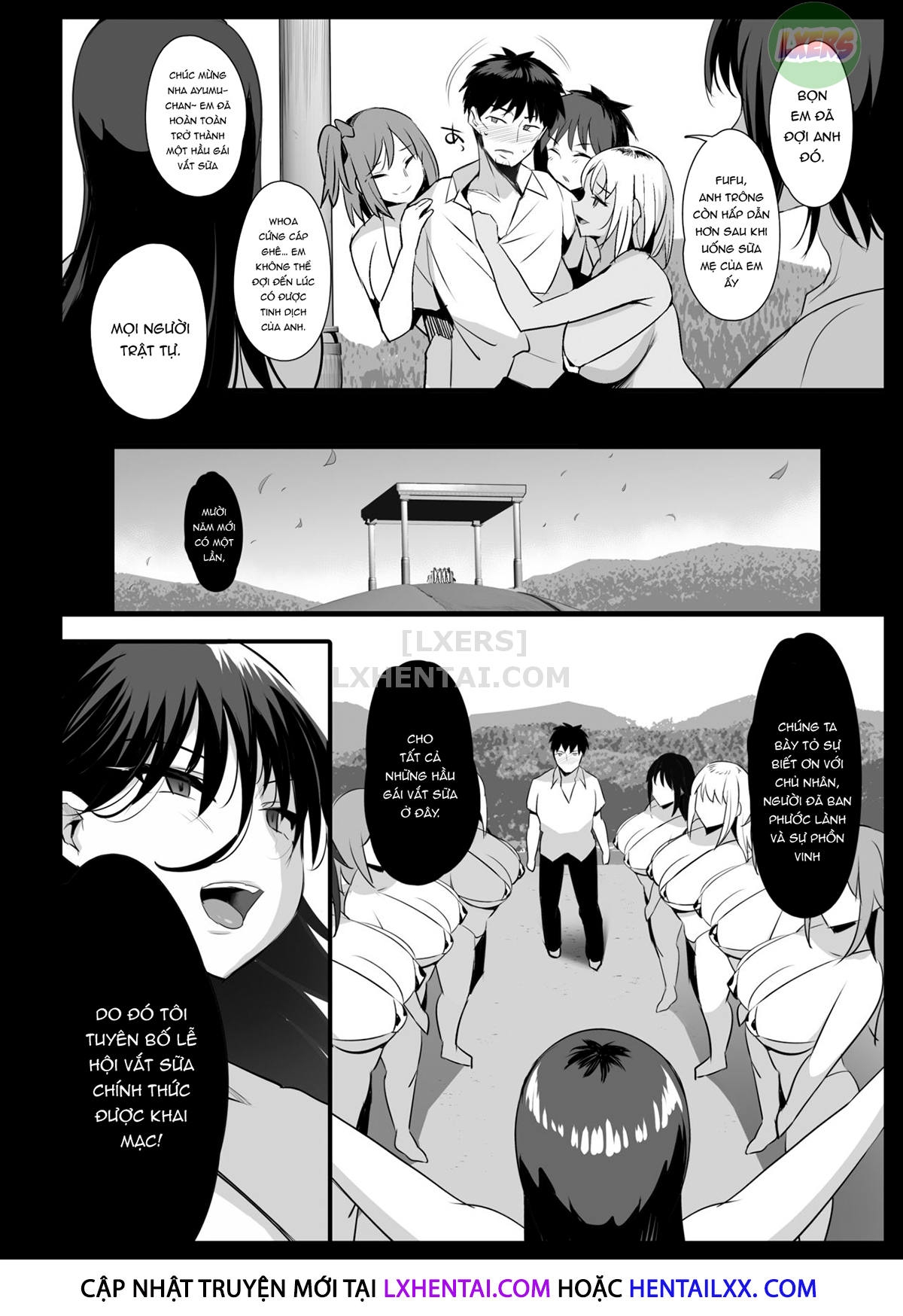 Đọc truyện hentai Milking Village - Oneshot