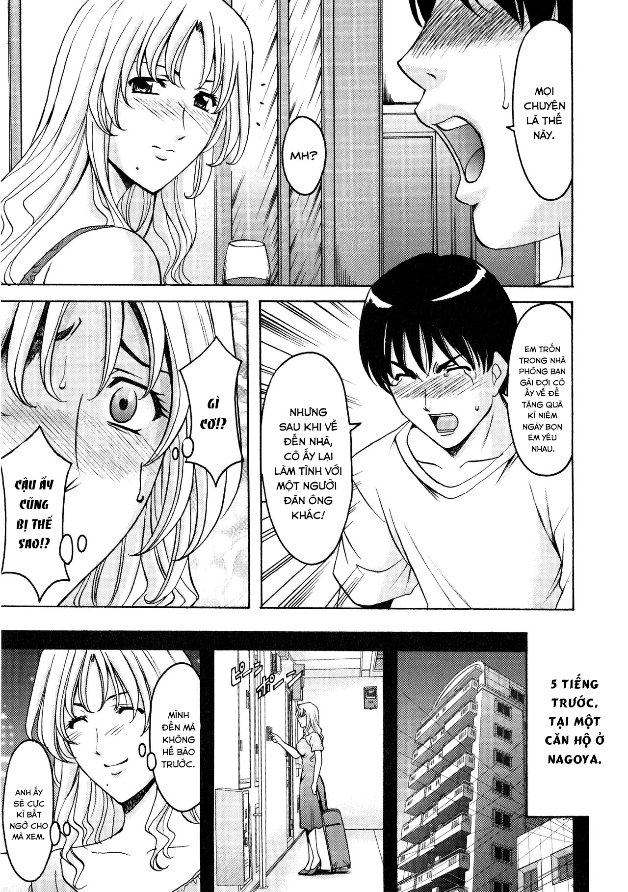 Đọc truyện hentai Yuuwaku no Toshiue Apartment - Chap 8