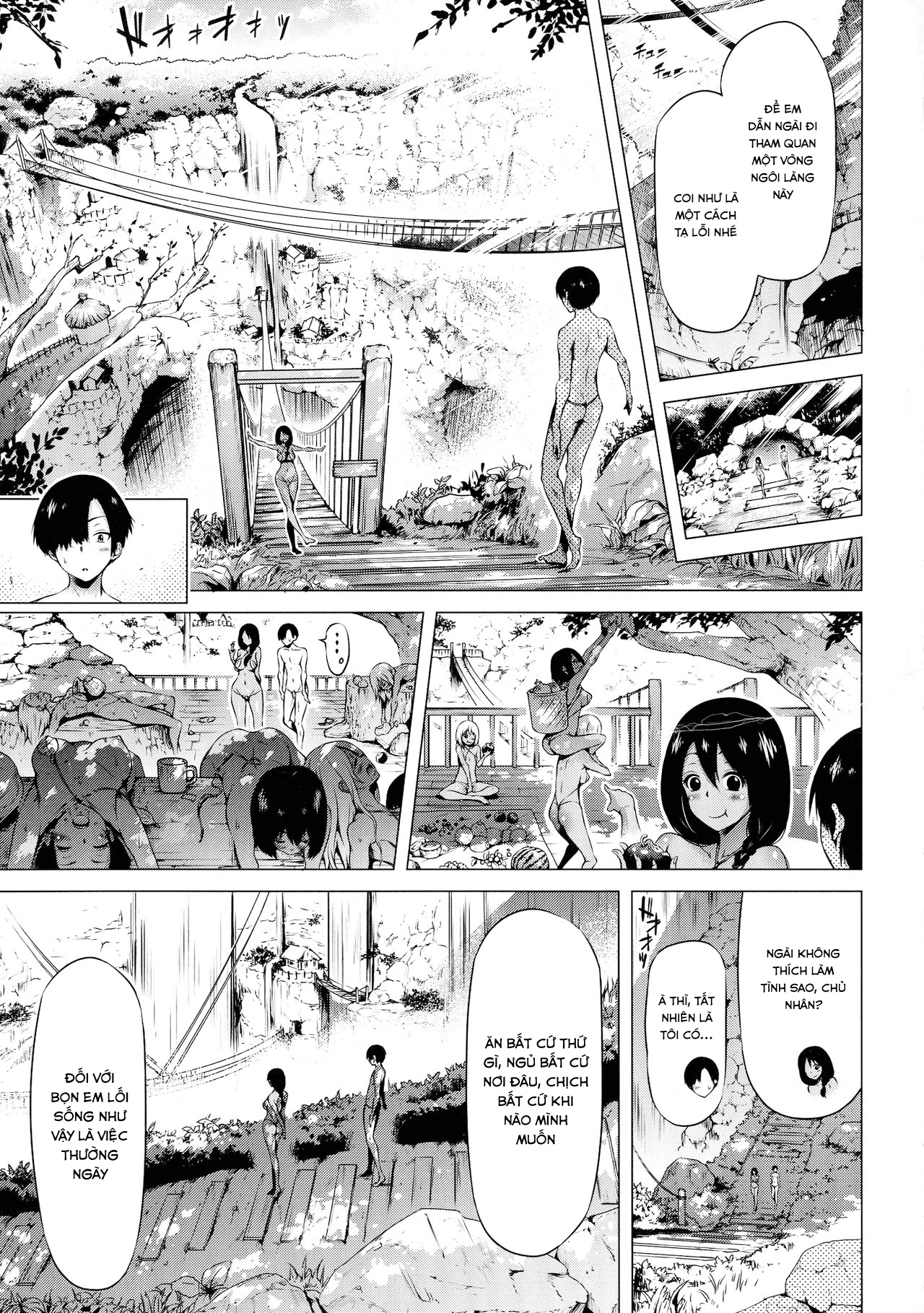 Đọc truyện hentai Isekai Harem Paradise - (Ge) Chap 1