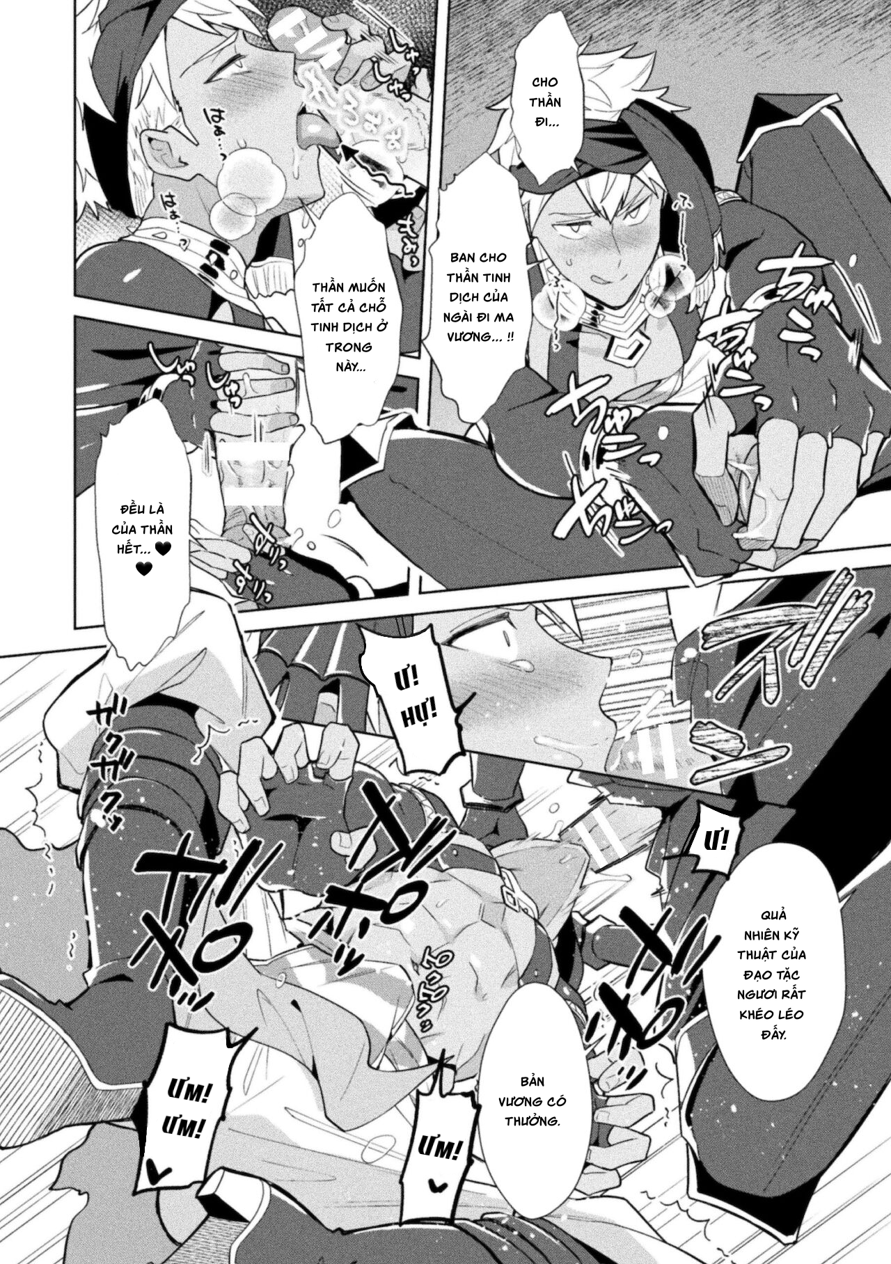 Đọc truyện hentai Kinju no Madousho Saishuu Hanashi Kinju de Yuusha no Nakama o Akuochi Sennou - Chap 1.