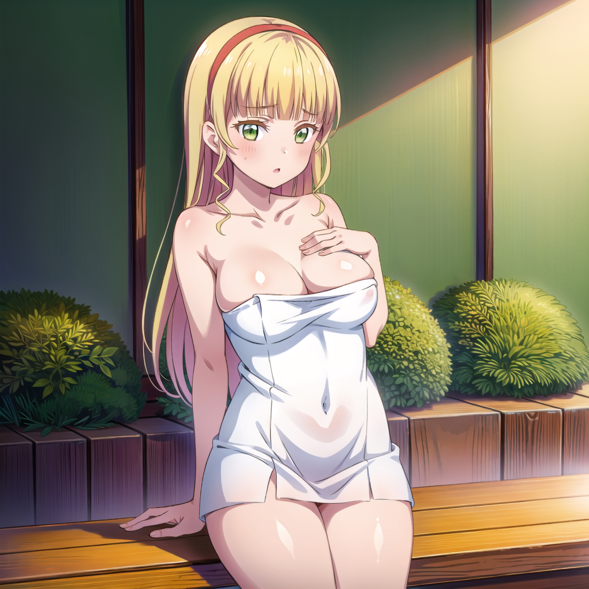 Đọc truyện hentai Tuyển tập Albums Art hentai - Chap 188 - Sumire | Towel