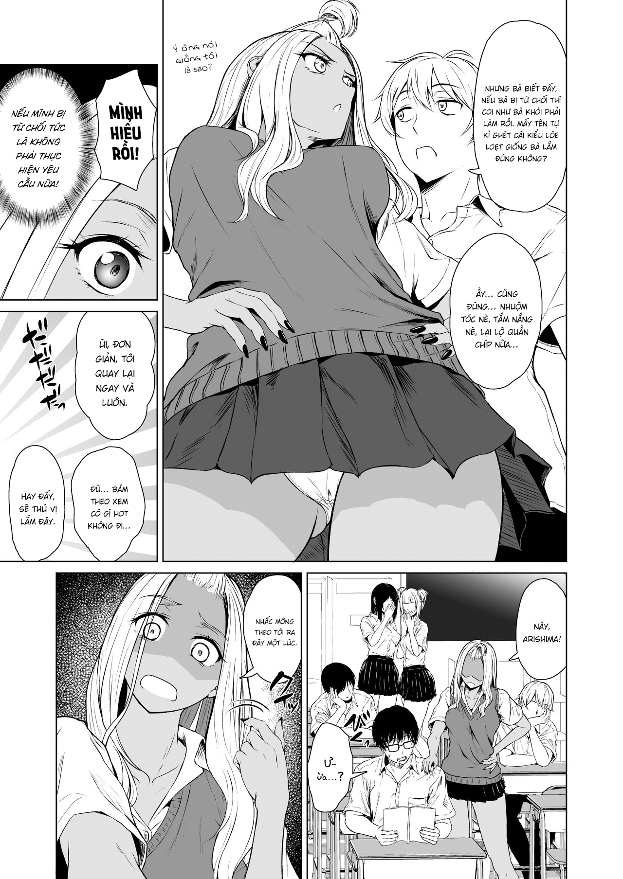 Đọc truyện hentai Một tuần dài tìm hiểu nhau của cô nàng gyaru và anh chàng nhát gái - Chap 1