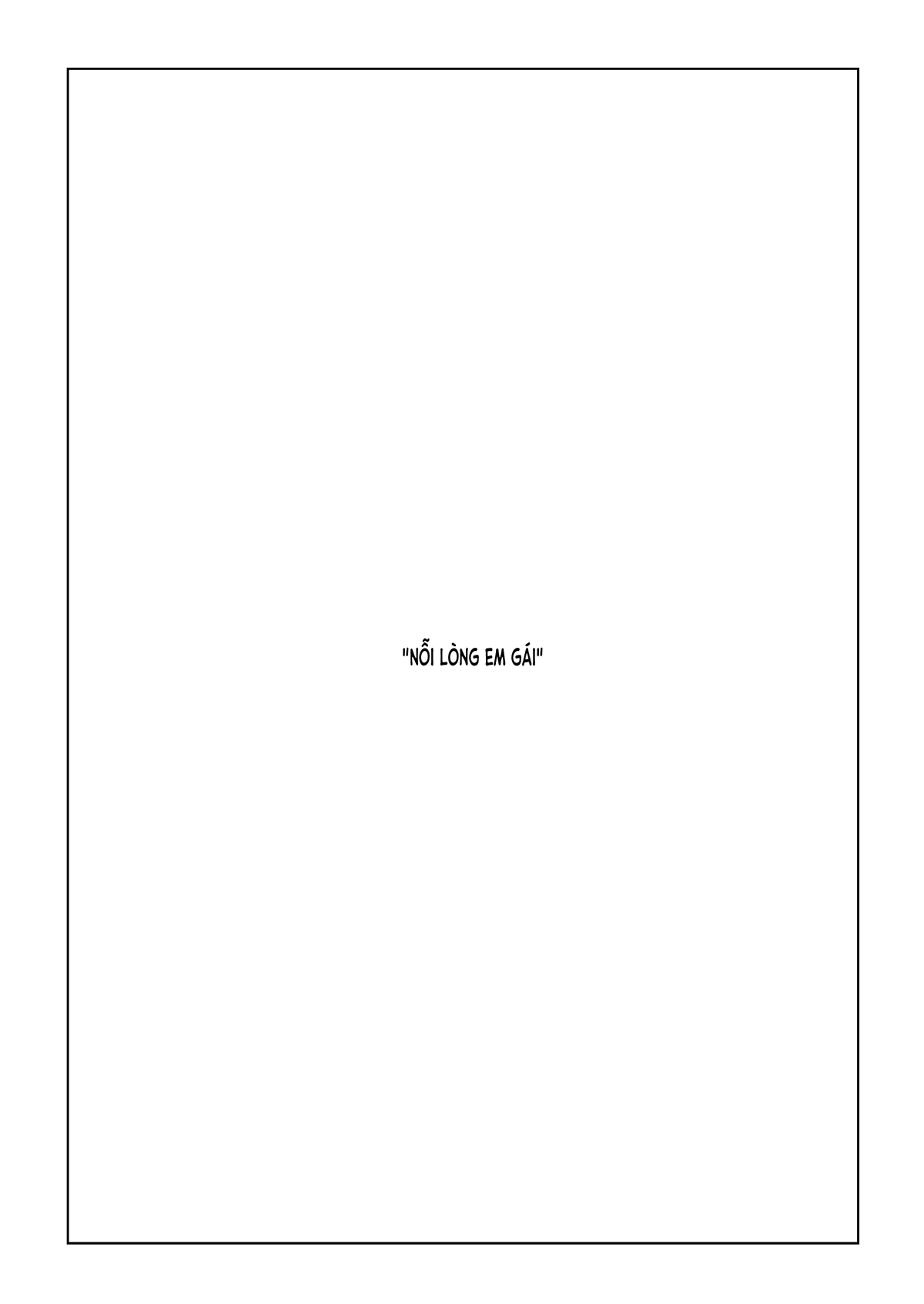 Đọc truyện hentai Nỗi lòng em gái (nguyên tác) - Oneshot