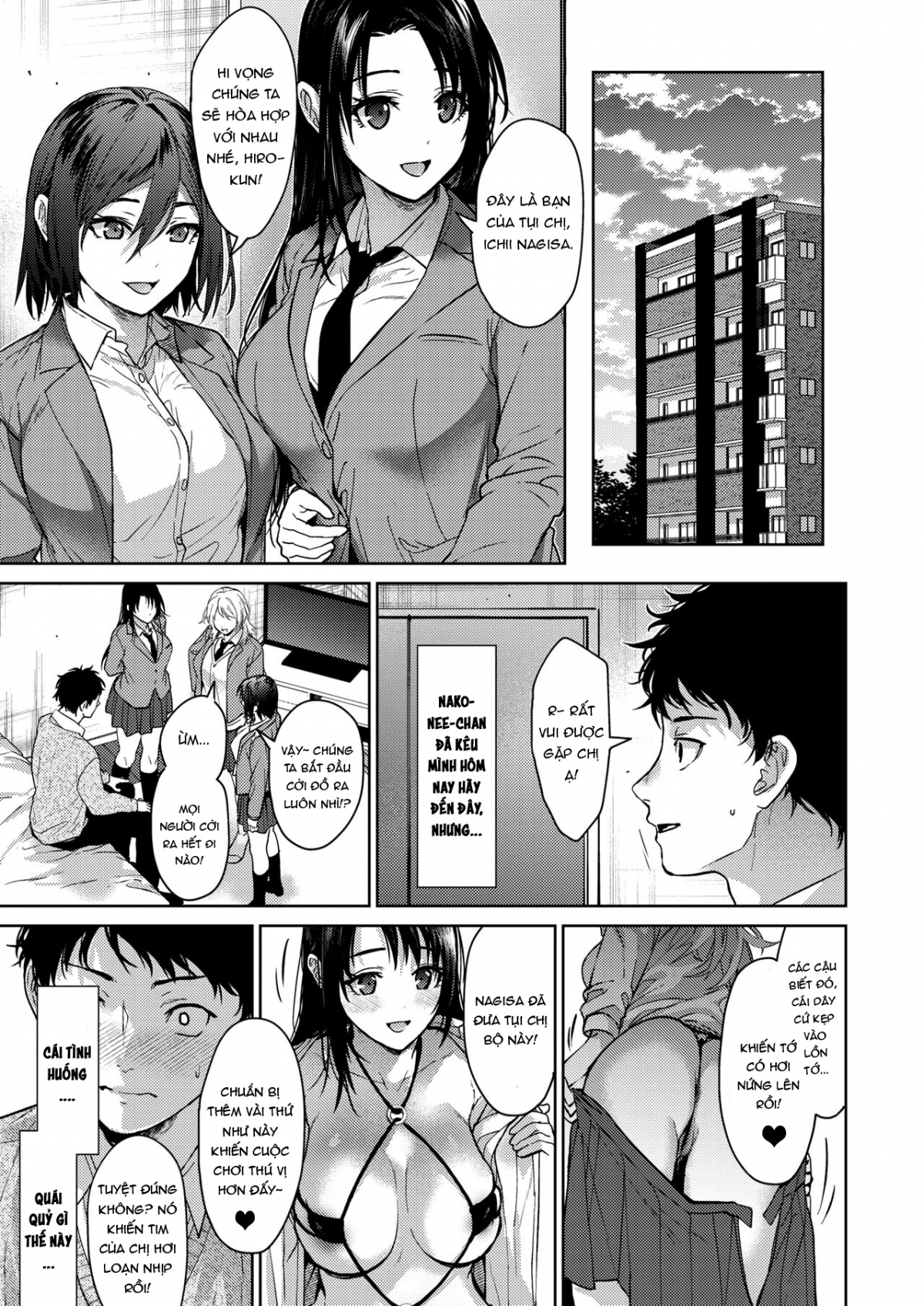 Đọc truyện hentai Onee-chan-tachi to Issho ni Zenpen - Oneshot