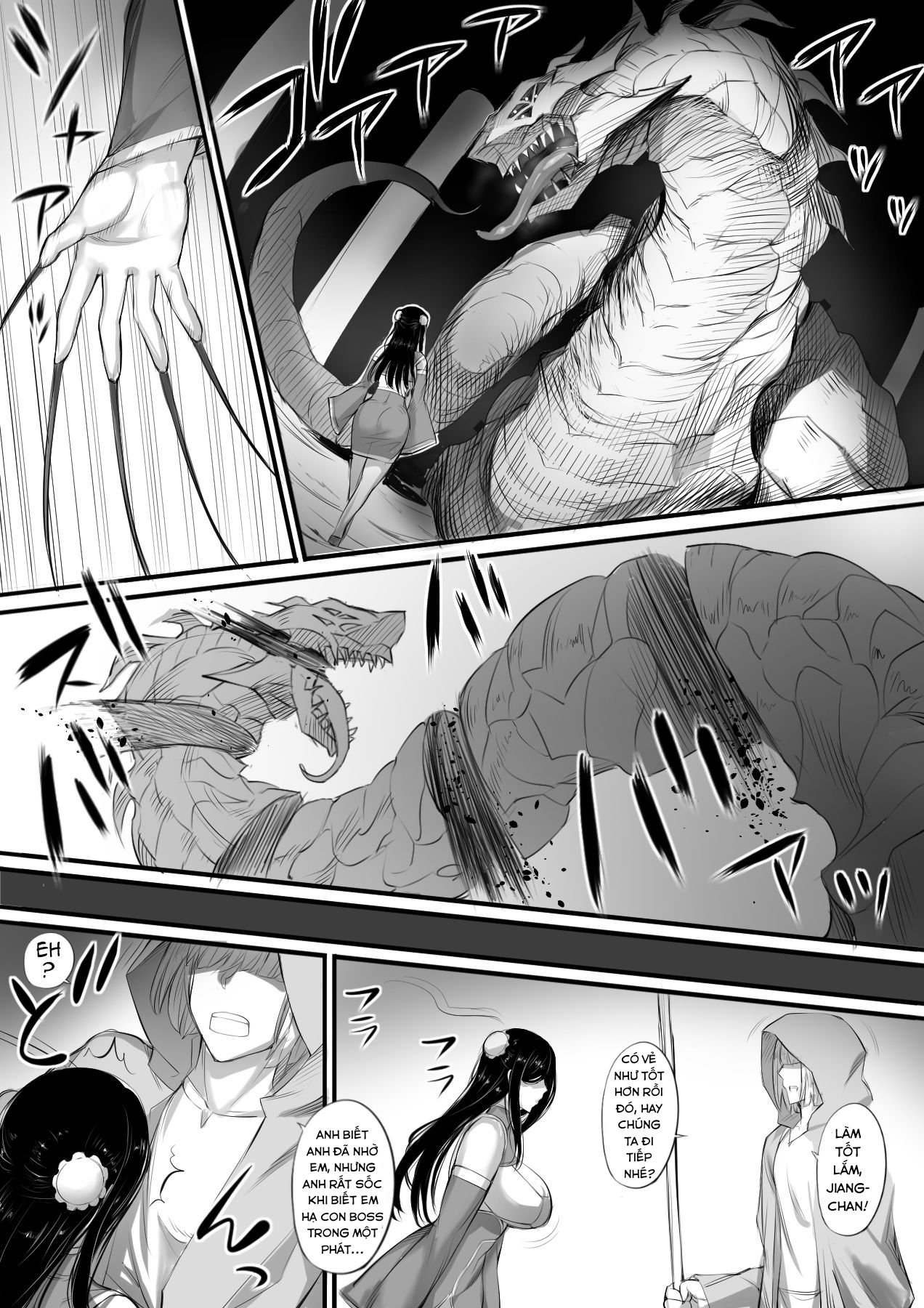 Đọc truyện hentai Câu chuyện tôi tìm thấy xác của một nữ võ sư và biến cô ấy thành Jiangshi - Oneshot - Có che