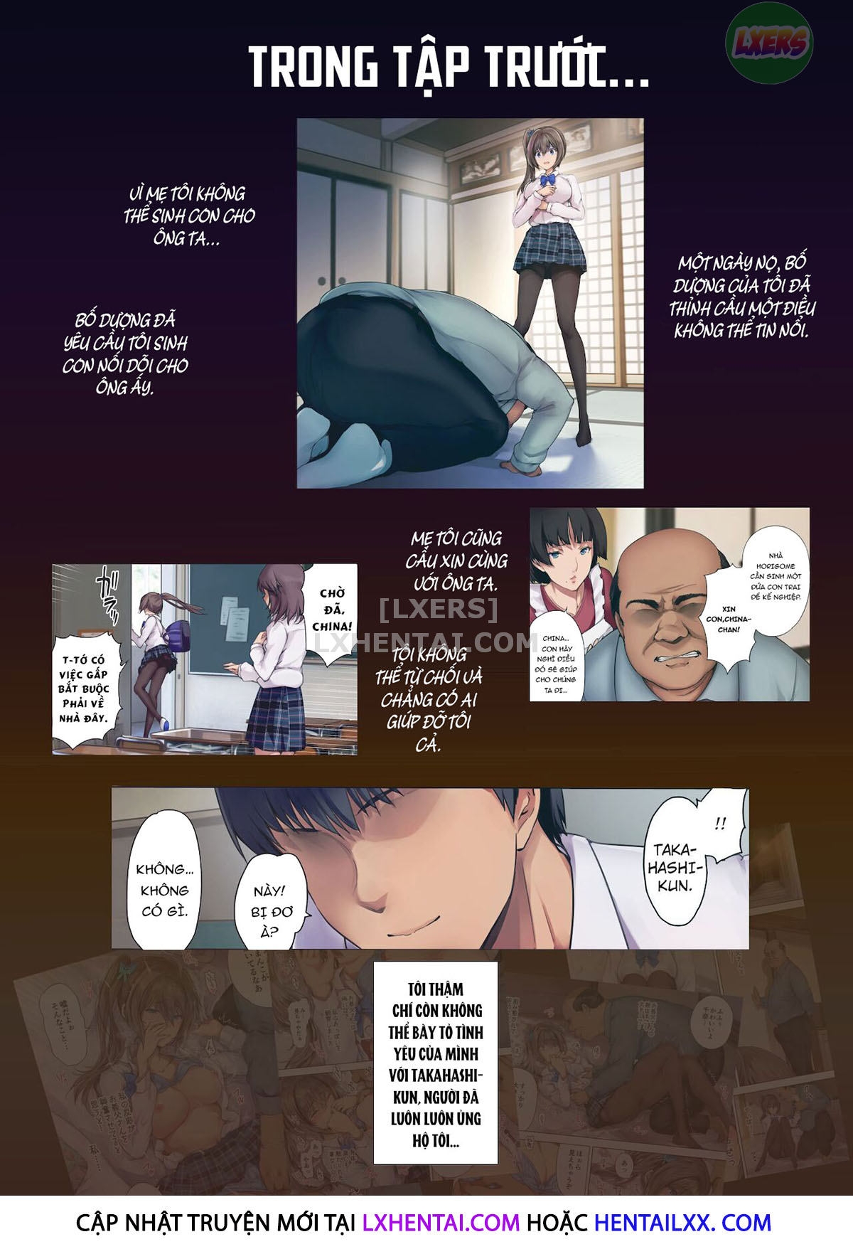Đọc truyện hentai Afterschool Substitute Wife ~A Stepfather Wants To Impregnate His Daughter~ - Chap 2