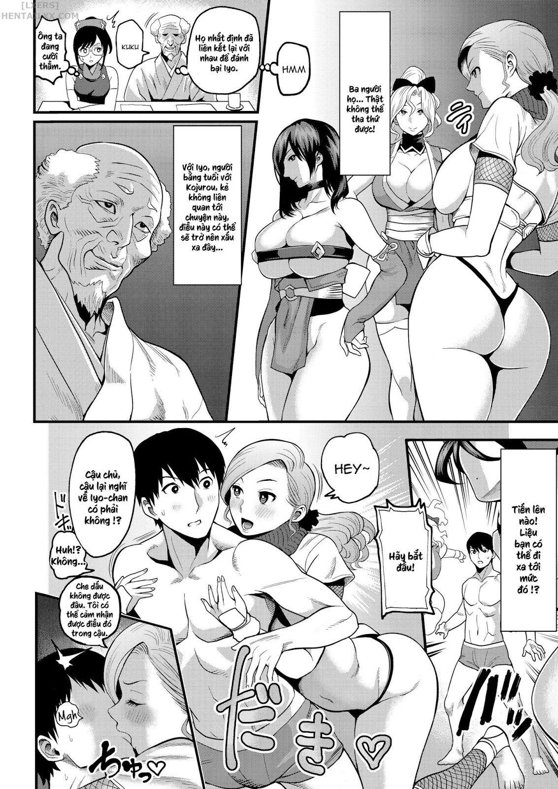 Đọc truyện hentai Oideyo! Kunoichi no Sato - Chap 3: Gekitou! Shinobi Boutaoshi no Maki