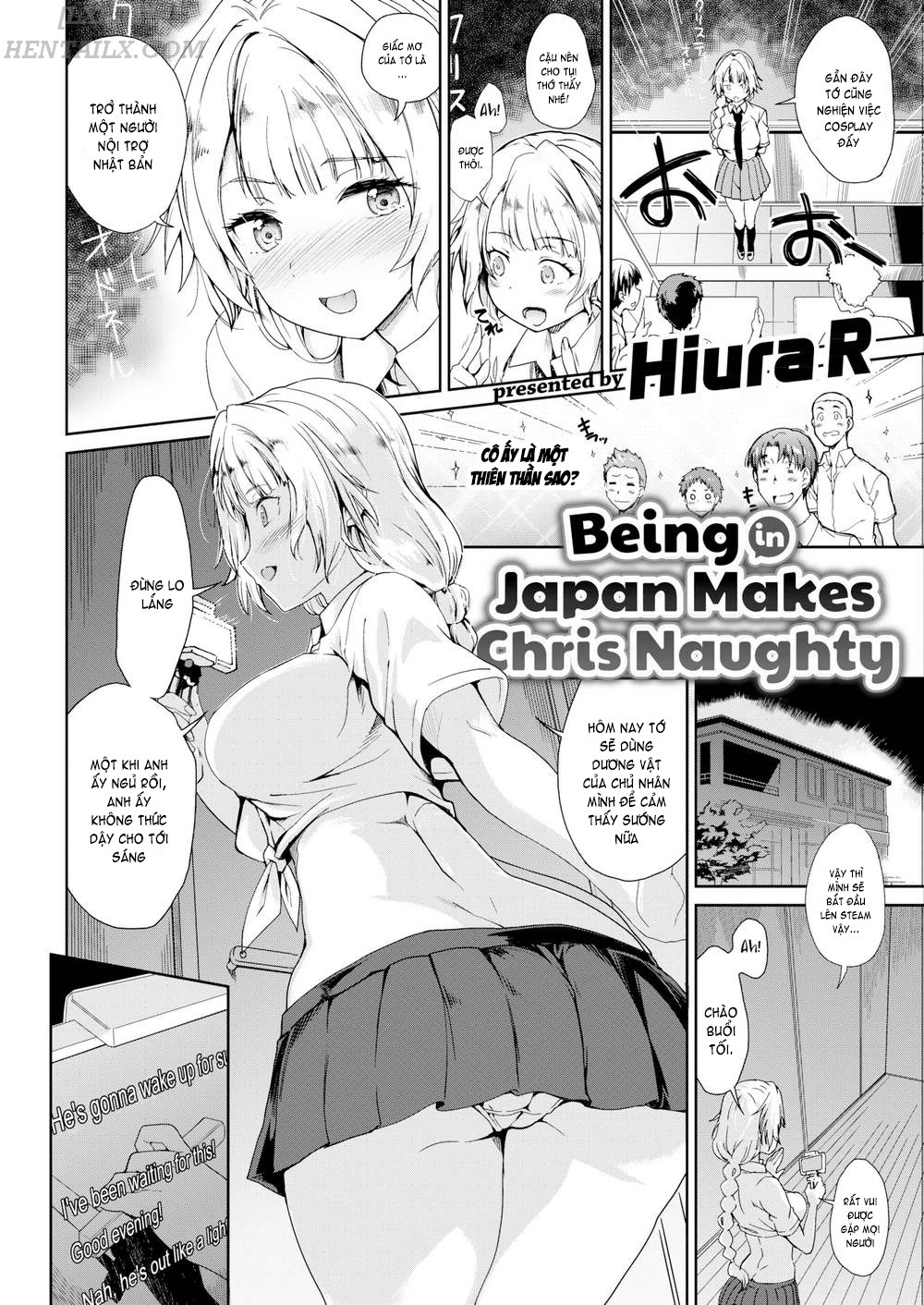 Đọc truyện hentai Mienai Tokoro De - Chap 2: Being in Japan Makes Chris Naughty