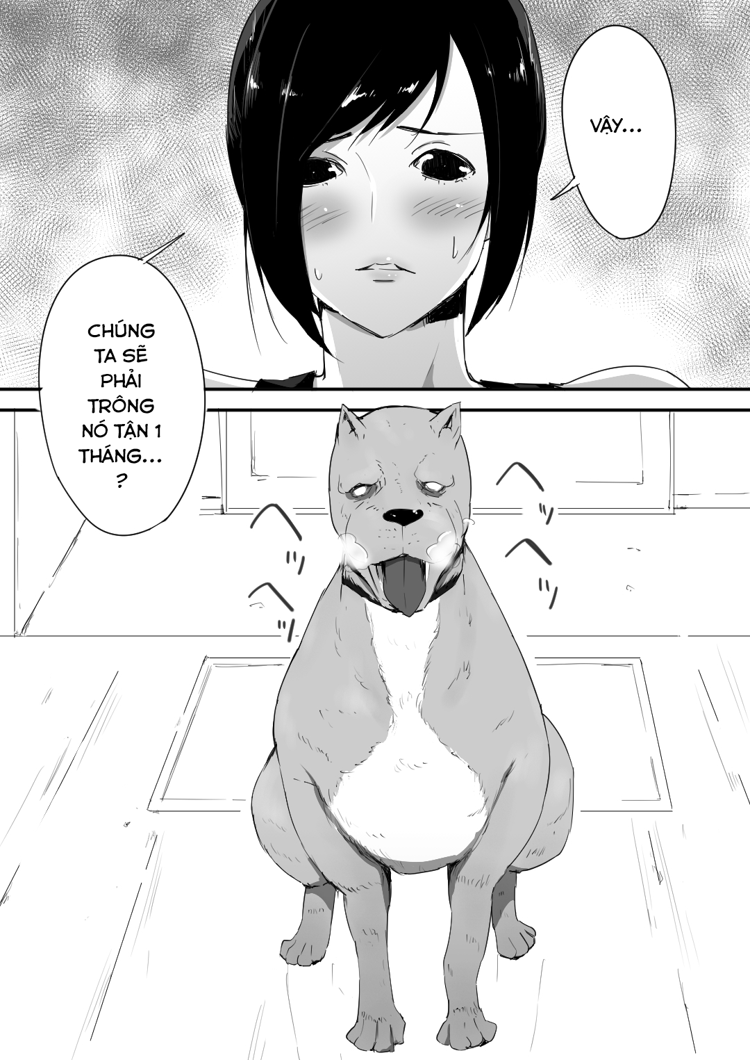 Đọc truyện hentai Wagaya ni Inu ga Yattekita - Oneshot