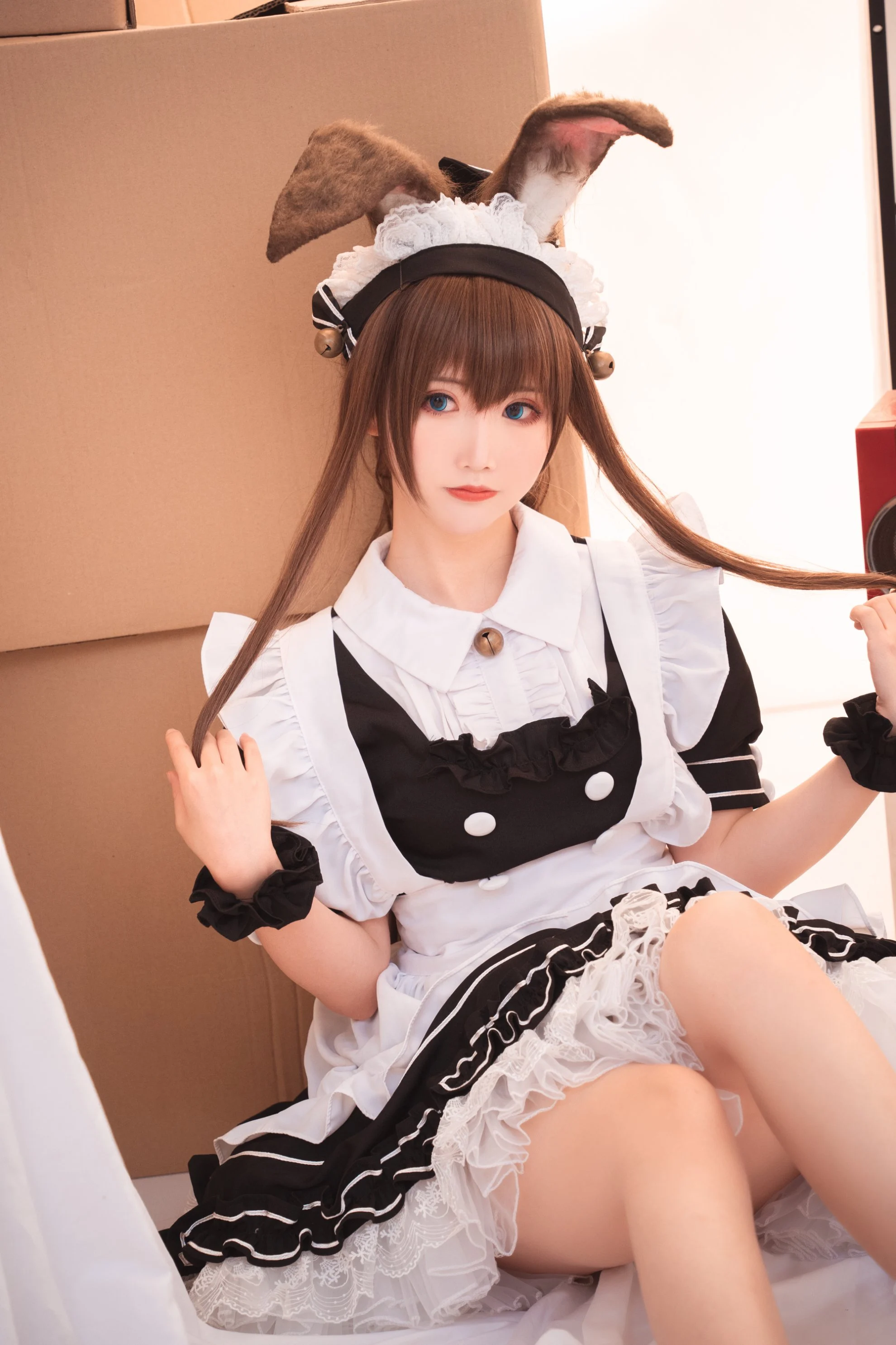 Đọc truyện hentai Tuyển tập Albums siêu phẩm Cosplay - Chap 879 - Noodle Fairy Ami Donkey Maid