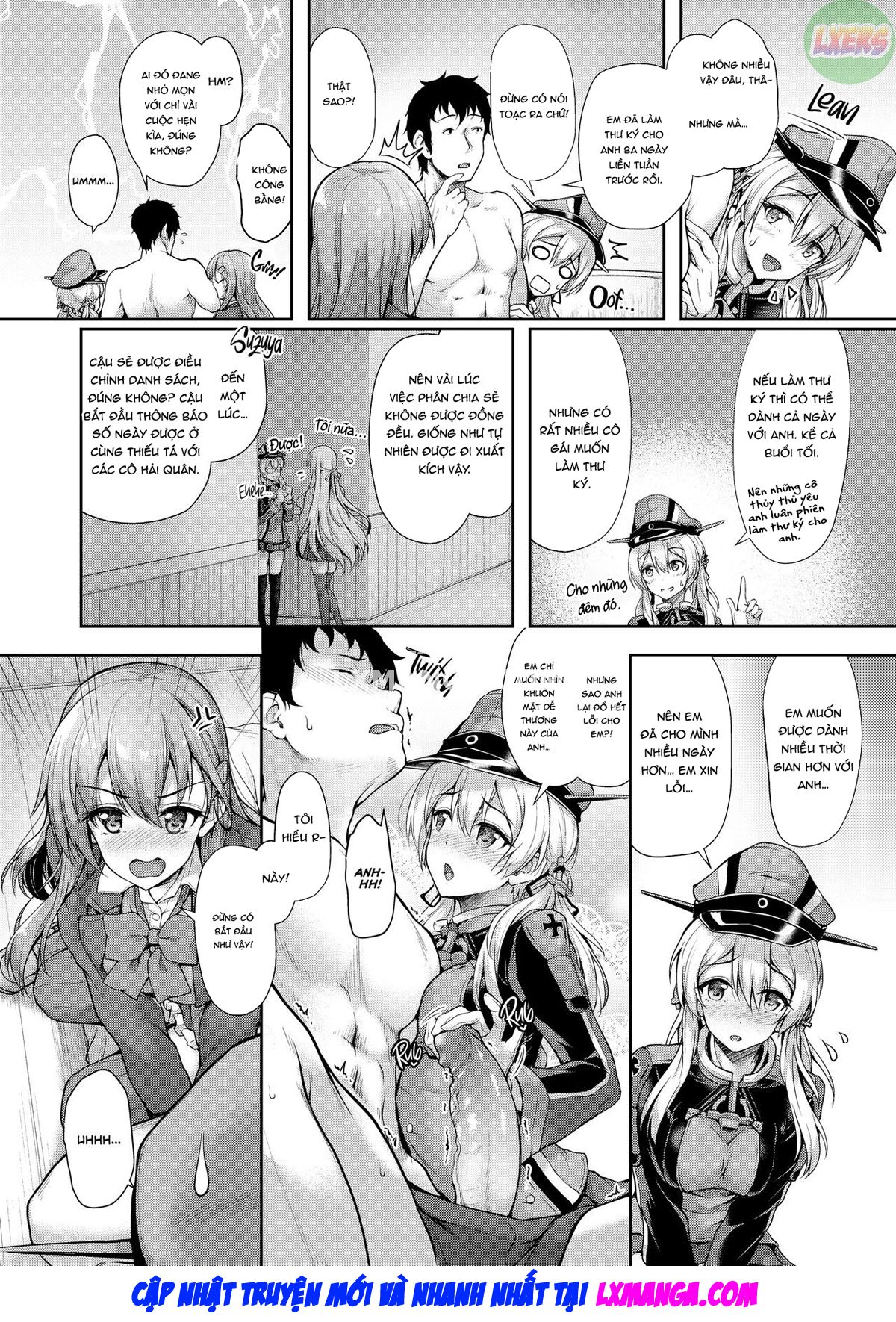 Đọc truyện hentai Đô đốc ngài L có tất cả cho riêng mình - Oneshot