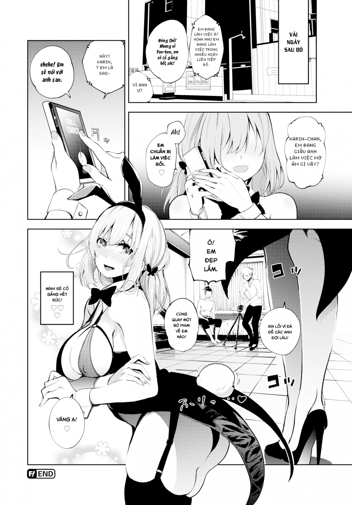 Đọc truyện hentai Karin-chan tries her best! - Oneshot