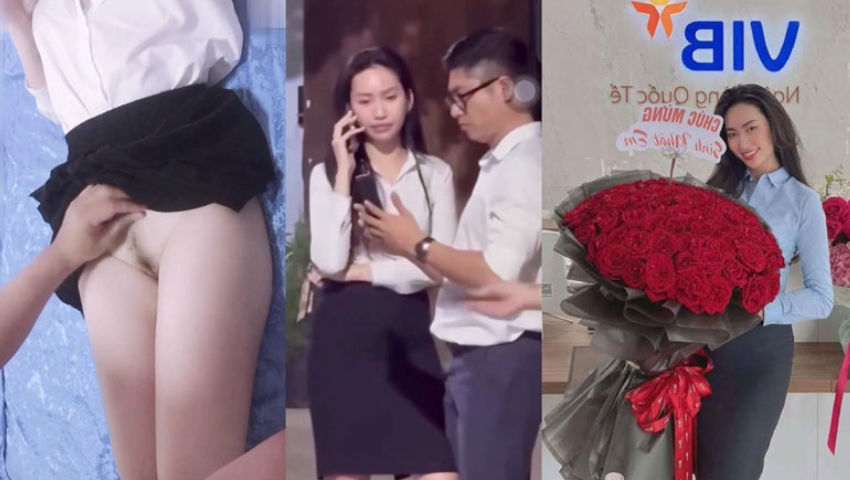 Clip Nóng 18+ em nhân viên ngân hàng VIB Ngan Ngoc Nguyen đụ nhau với người tình ~ Sex lộ clip