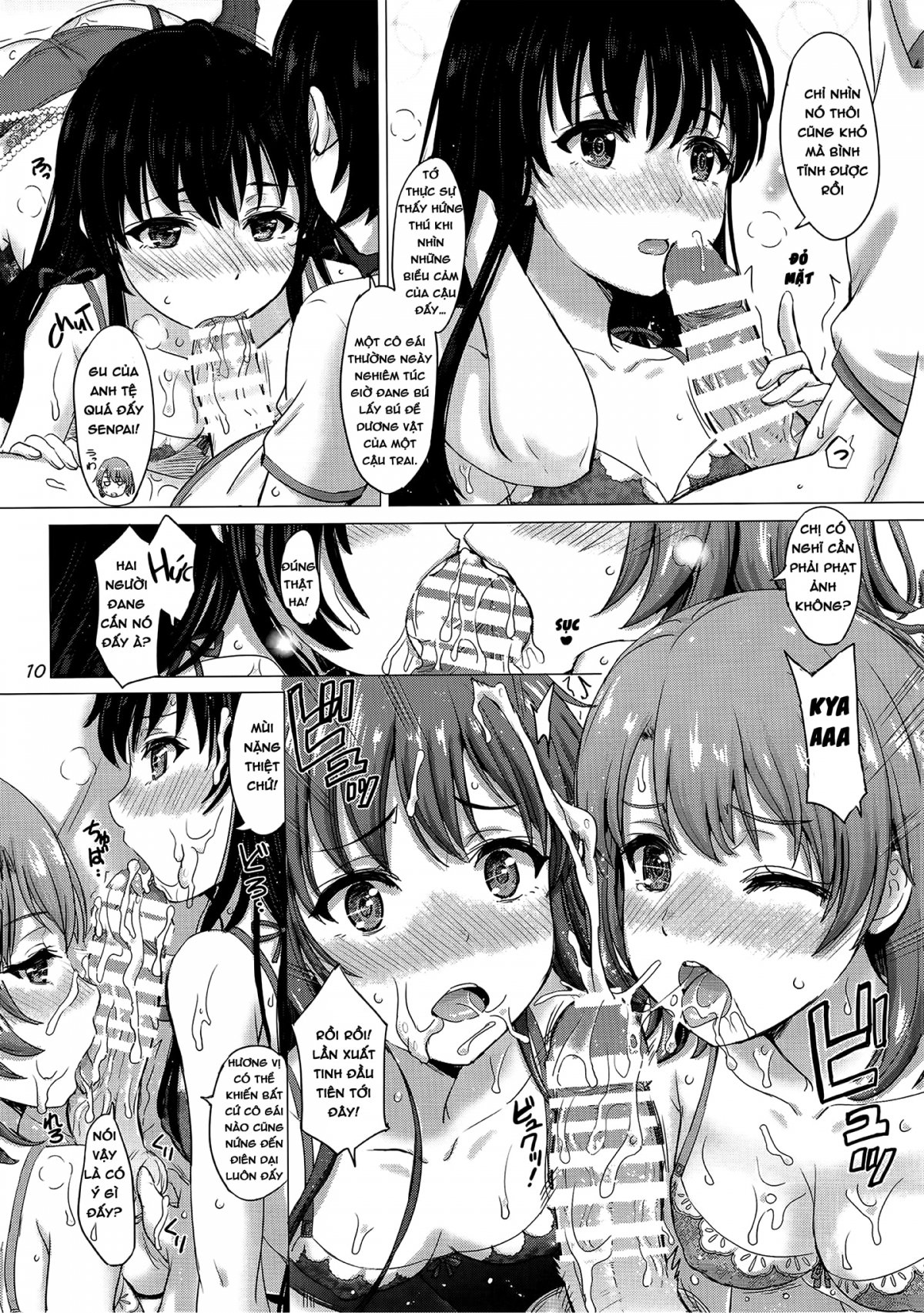 Đọc truyện hentai Những cô nàng dâm dục ở CLB Tình nguyện - Oneshot