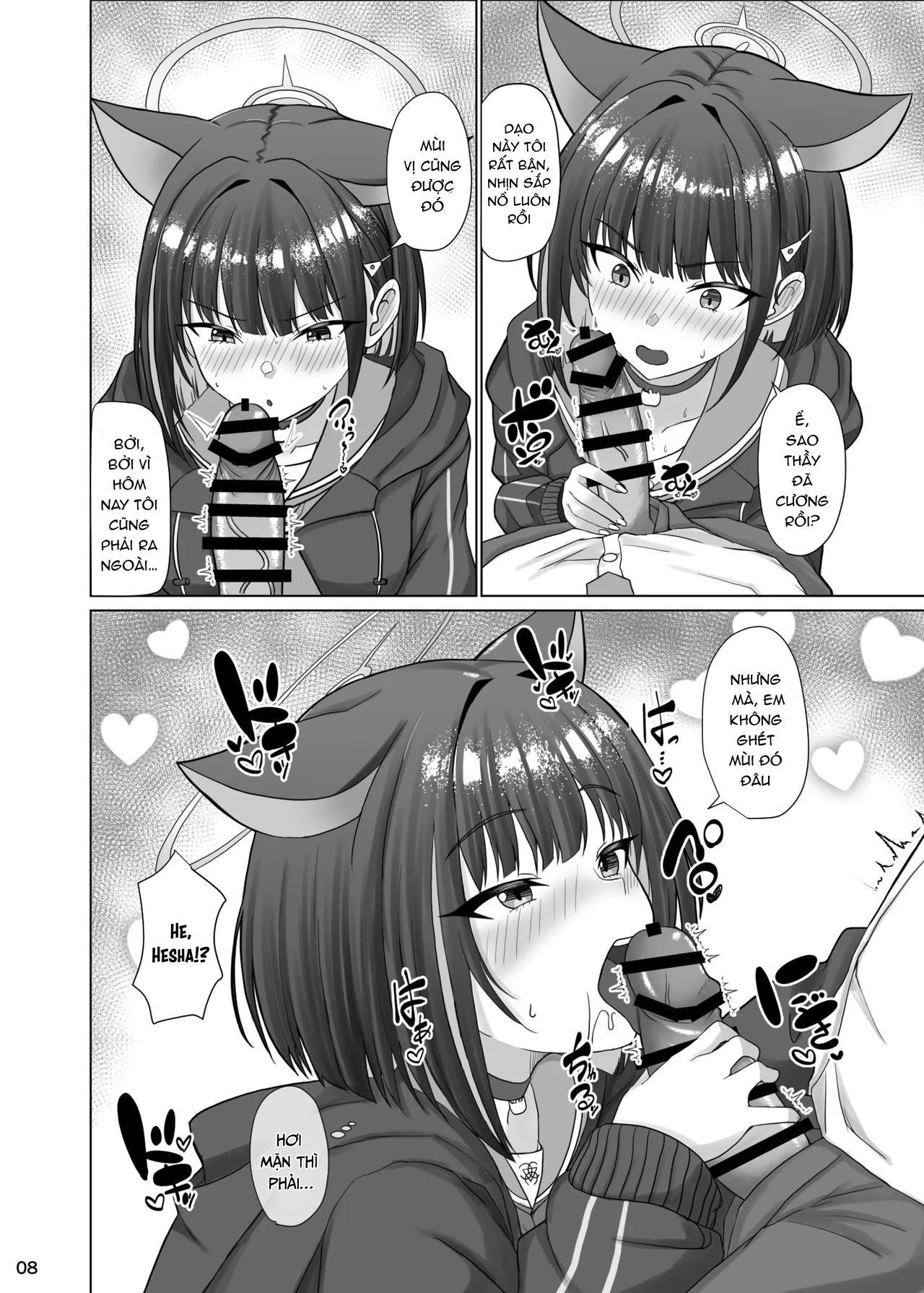 Đọc truyện hentai Kivotos no Hatsujouki Kazusa no Baai - Oneshot