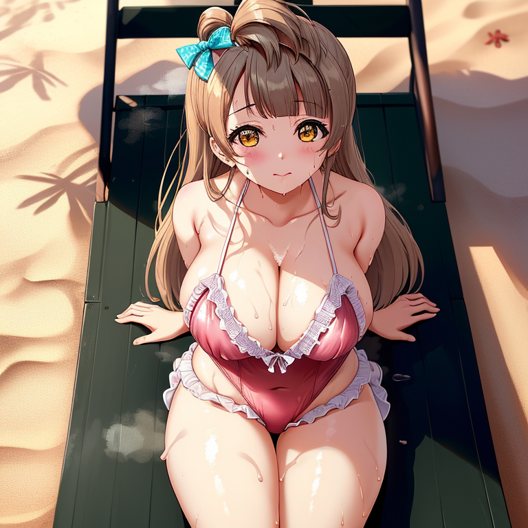 Đọc truyện hentai Tuyển tập Albums Art hentai - Chap 330 - Big breasted Kotori in bikini