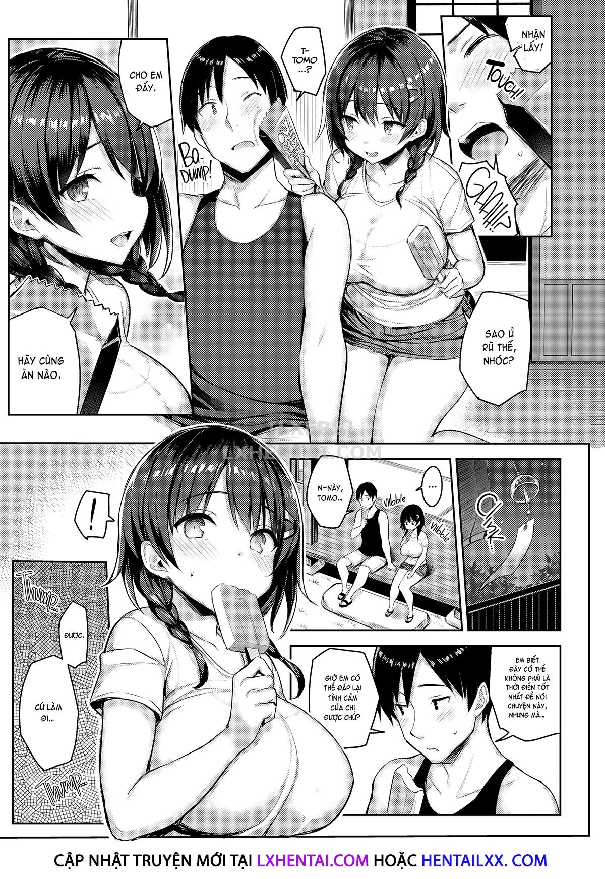 Đọc truyện hentai Holiday with My Busty Cousin - Chap 2