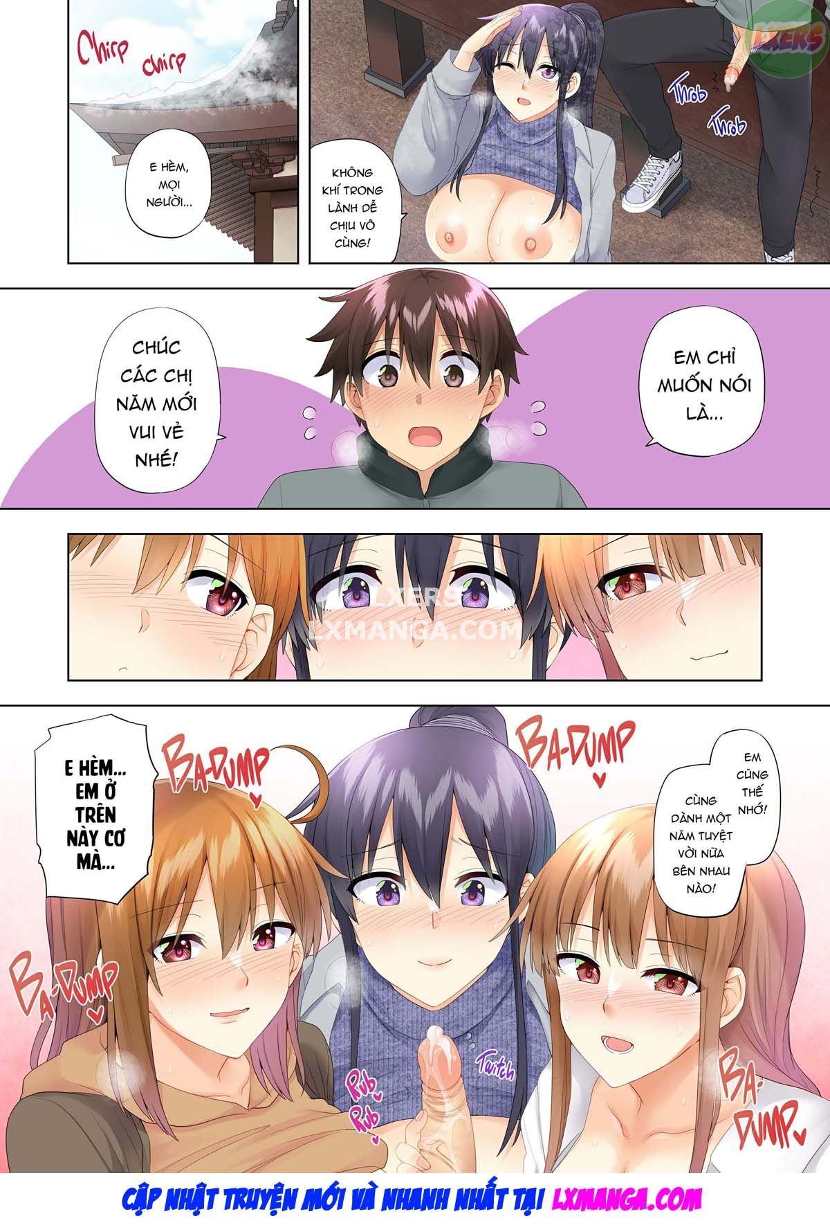Đọc truyện hentai Onee-chan no Wasuremono o Todoke ni Kita Hazu nanoni - Chap 5 - New Years Match