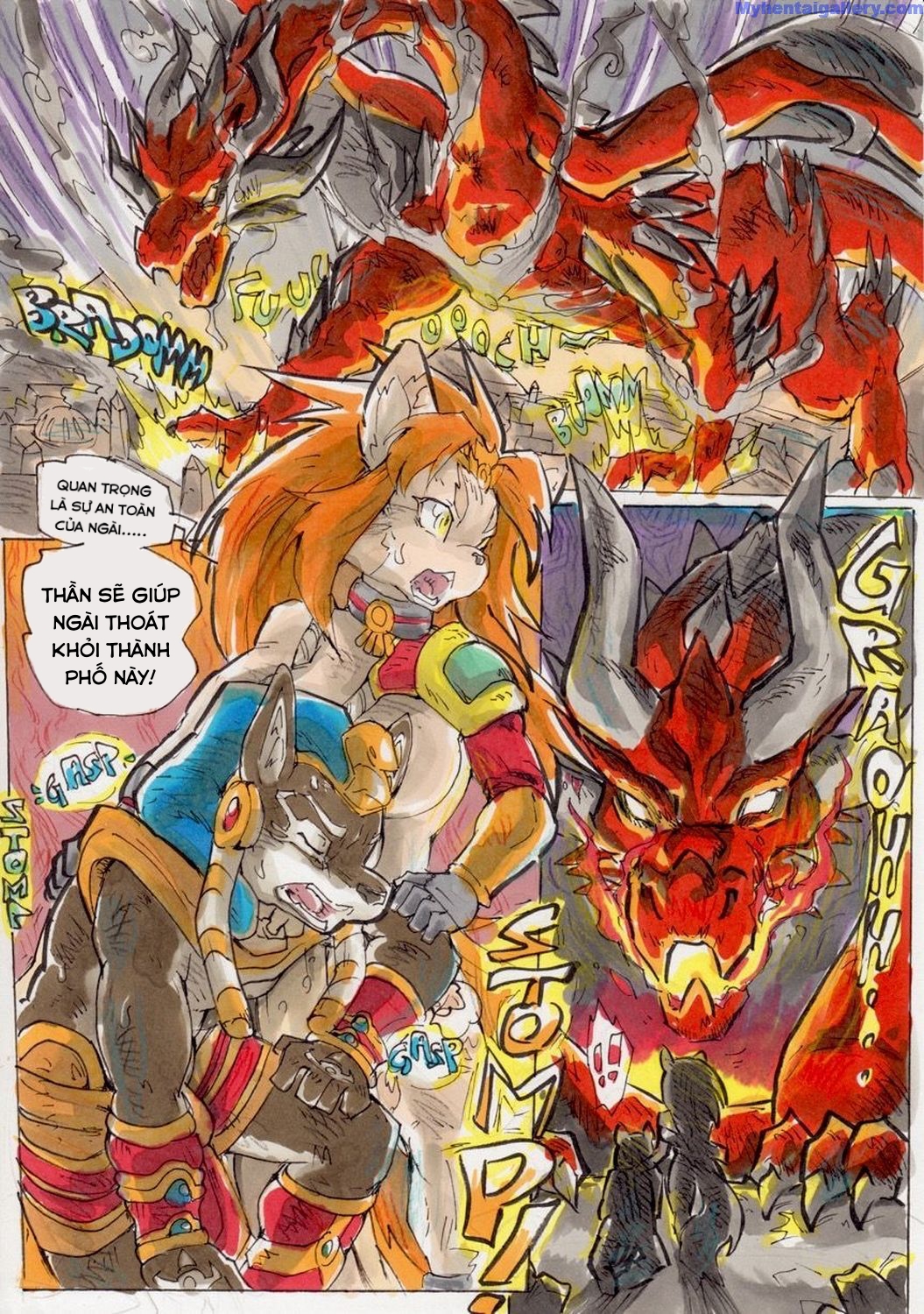 Đọc truyện hentai Anubis Stories 3 - Dragon Attack - Oneshot