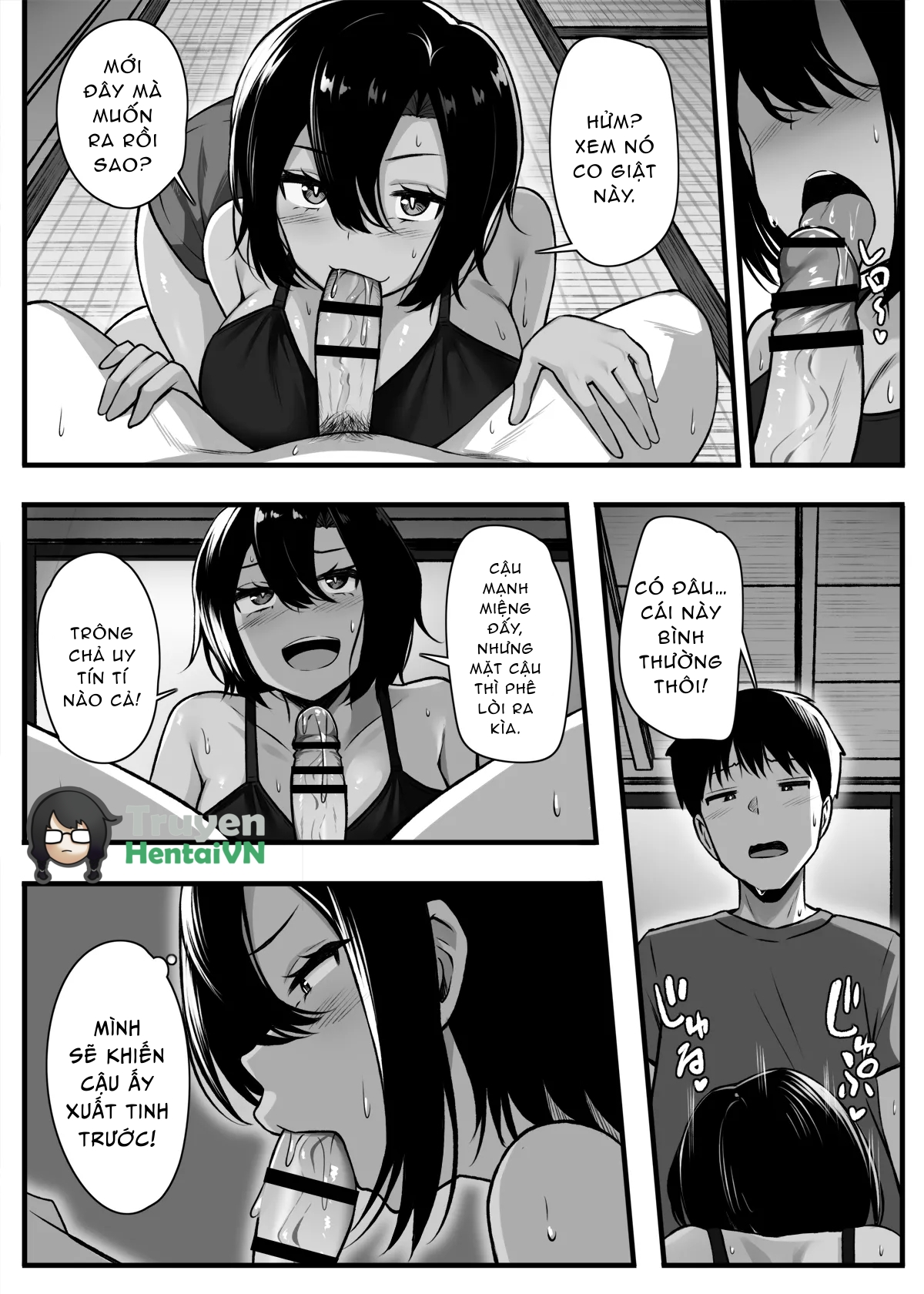 Đọc truyện hentai Makezu Girai na Osananajimi to H Shoubu suru Hanashi - Oneshot