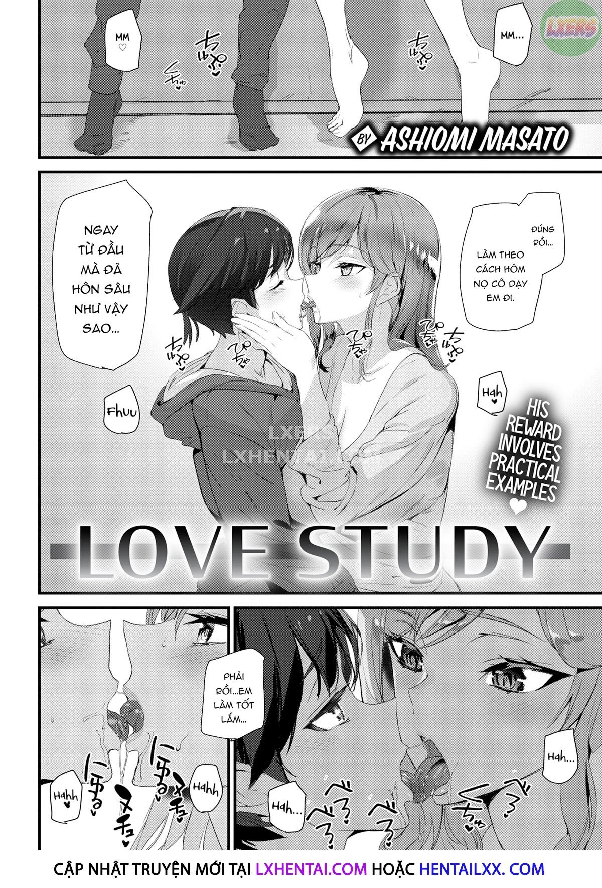 Đọc truyện hentai Tình yêu với việc học - Oneshot