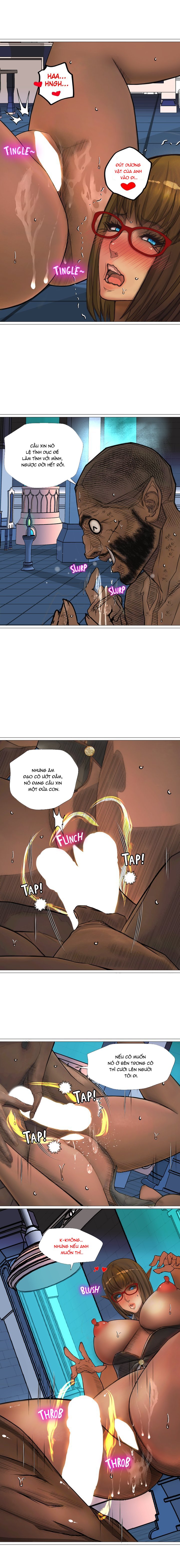 Đọc truyện hentai Nữ Hoàng Dark Elf Và Nô Lệ Orc - Chap 16