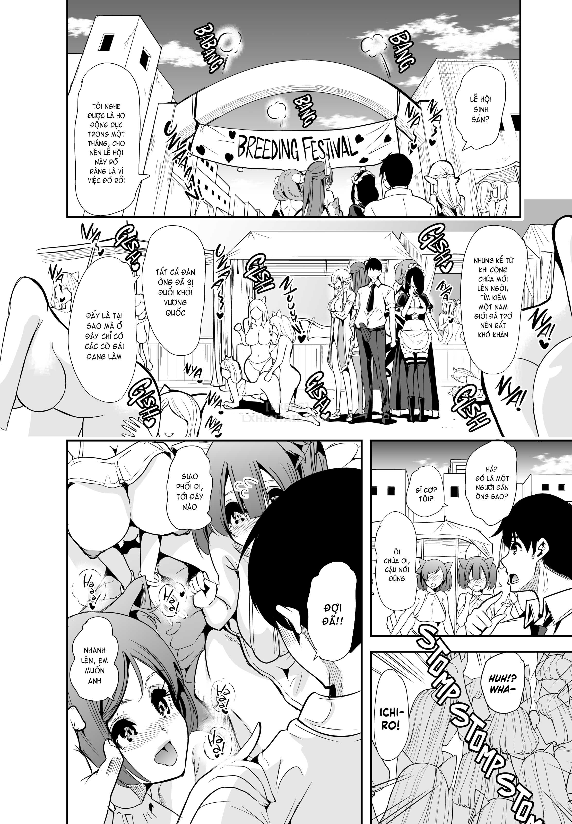 Đọc truyện hentai My Harem in Another World Collection - Chap 3 - Heat in Cat Country