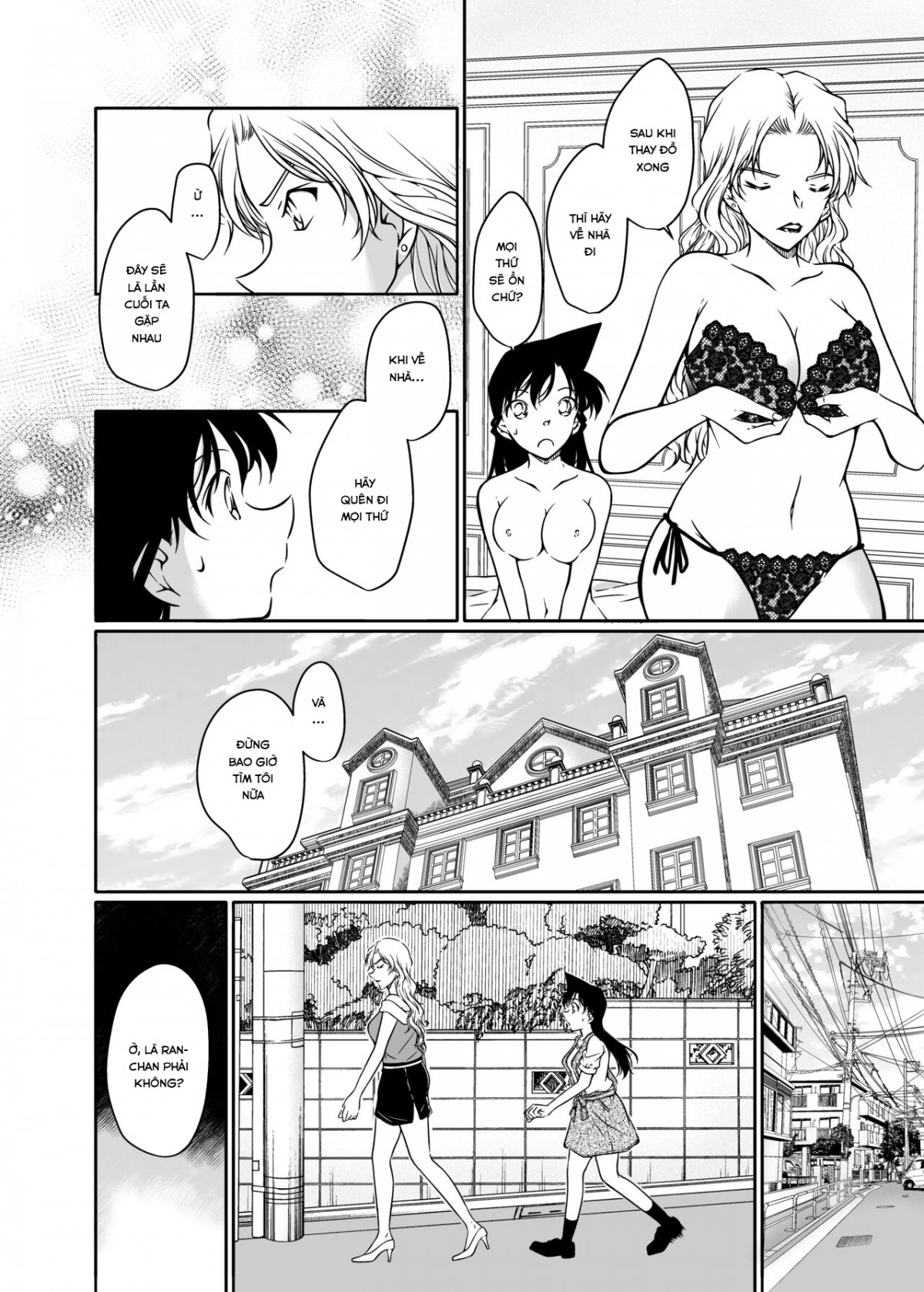 Đọc truyện hentai Kaiketsu Houhou wa Karada ni Oshiete Ageru (Detective Conan) - Oneshot