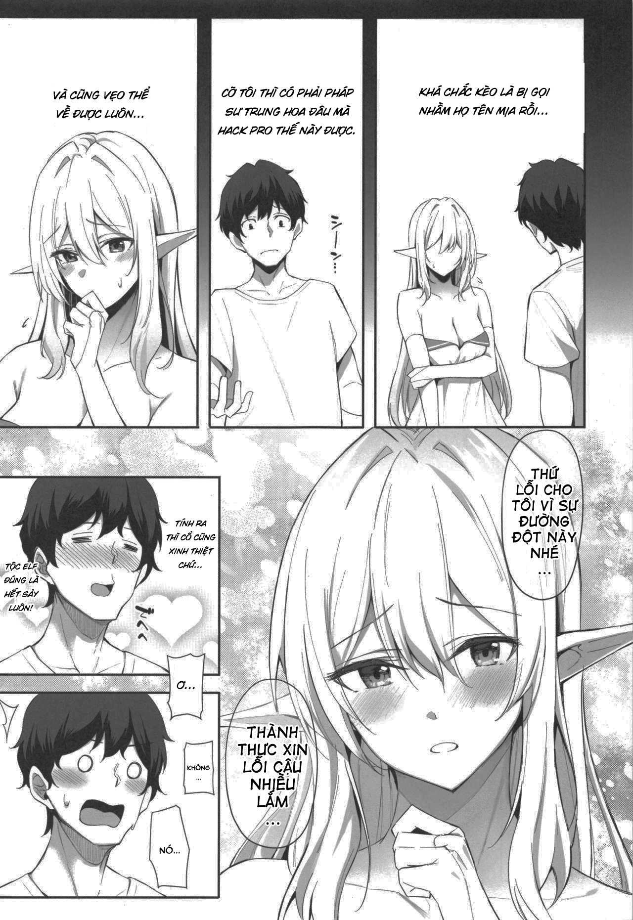 Đọc truyện hentai Isekai Shoukan - Elf na Onee-san wa Suki desu ka? - C - 1