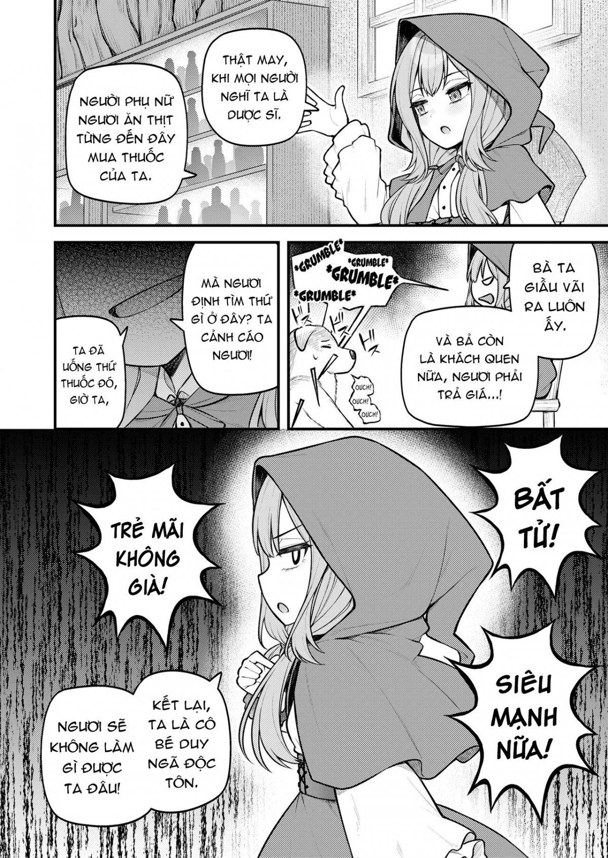 Đọc truyện hentai Cô bé quàng khăn đỏ và con sói bất tử - Bắt đầu