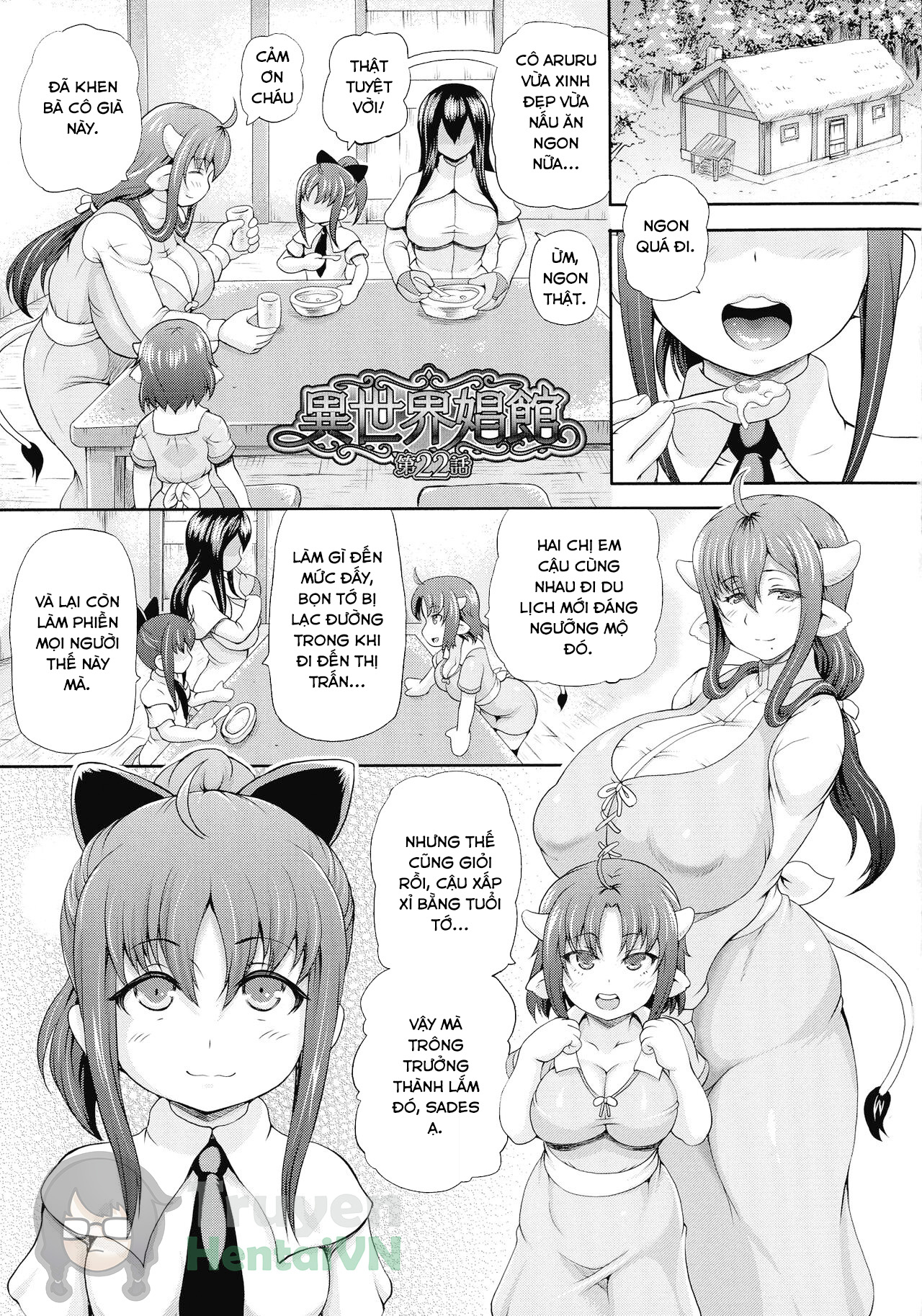 Đọc truyện hentai Isekai Shoukan 3 - Brothel in Another World - Oneshot