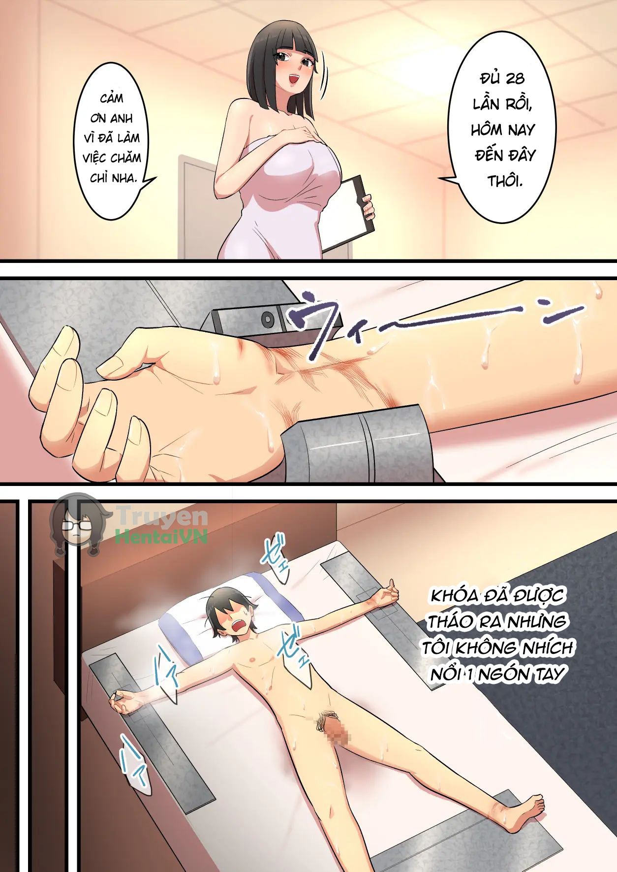 Đọc truyện hentai Mugen Sakusei Beit ~Ayashii Kougaku Beit ni Oubo shitara Kousoku Sakusei Jigoku datta Hanashi~ - Oneshot