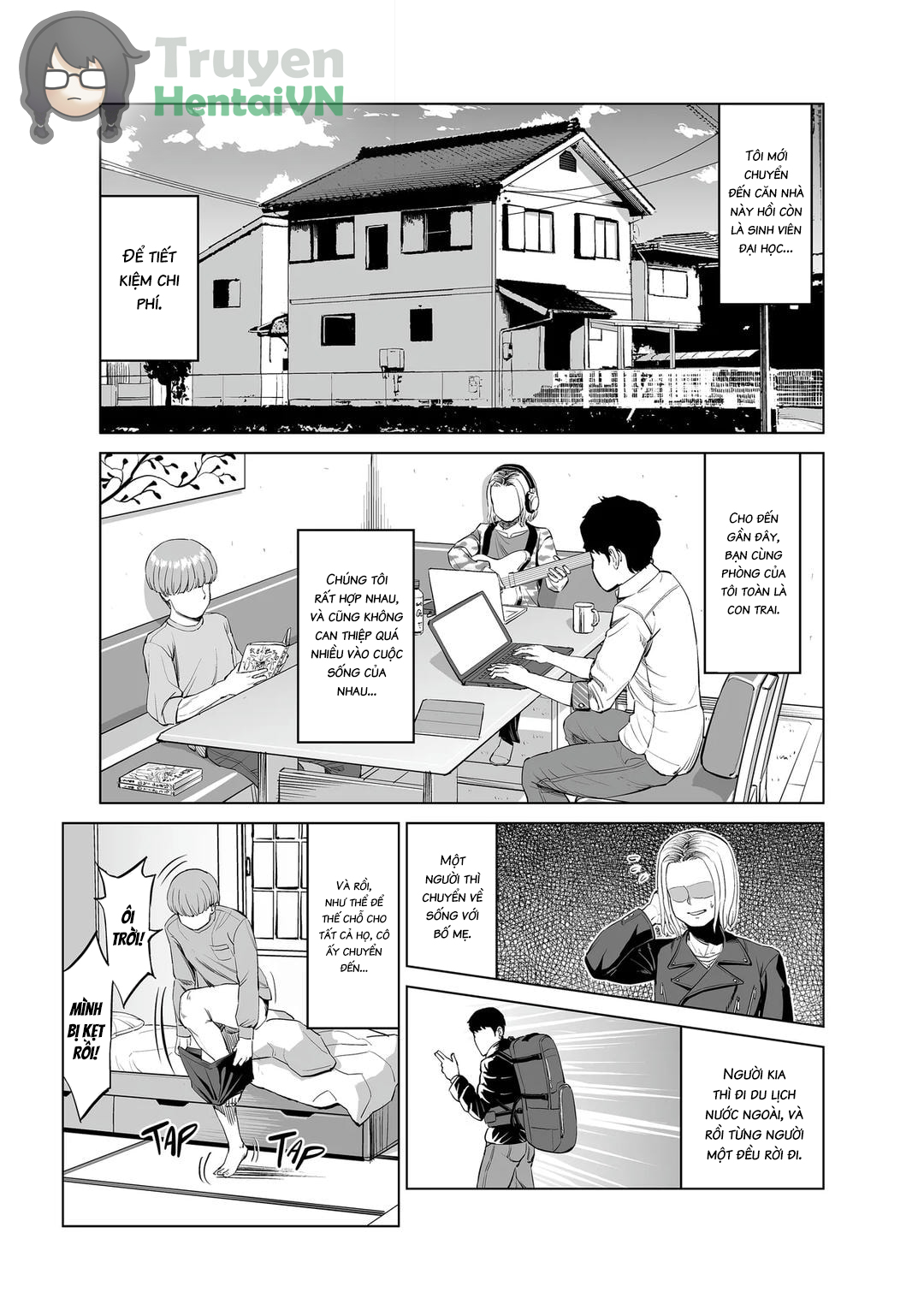 Đọc truyện hentai Yokkyuu Fuman na Share House no Juunin Otagai Seiyoku Tsuyoi node Souiu Kankei ni Nacchaimashou ka - Oneshot