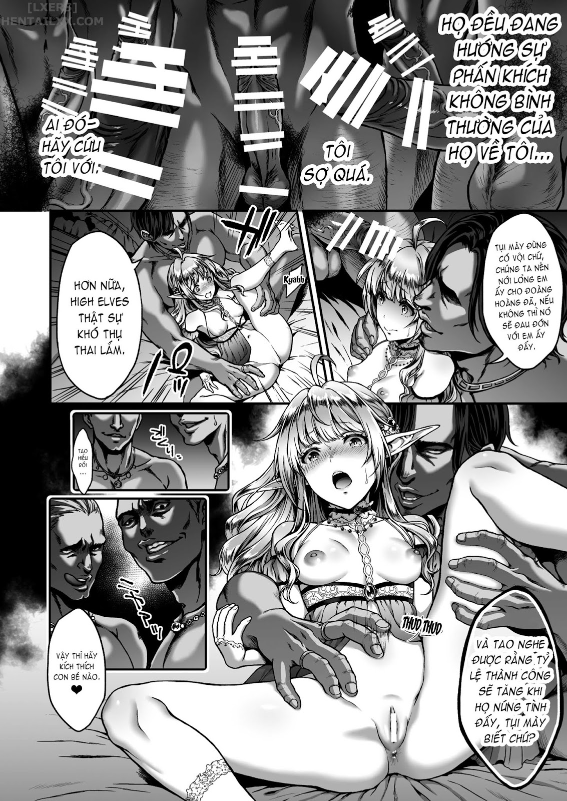 Đọc truyện hentai Tasogare No Shou Elf - Chap 4