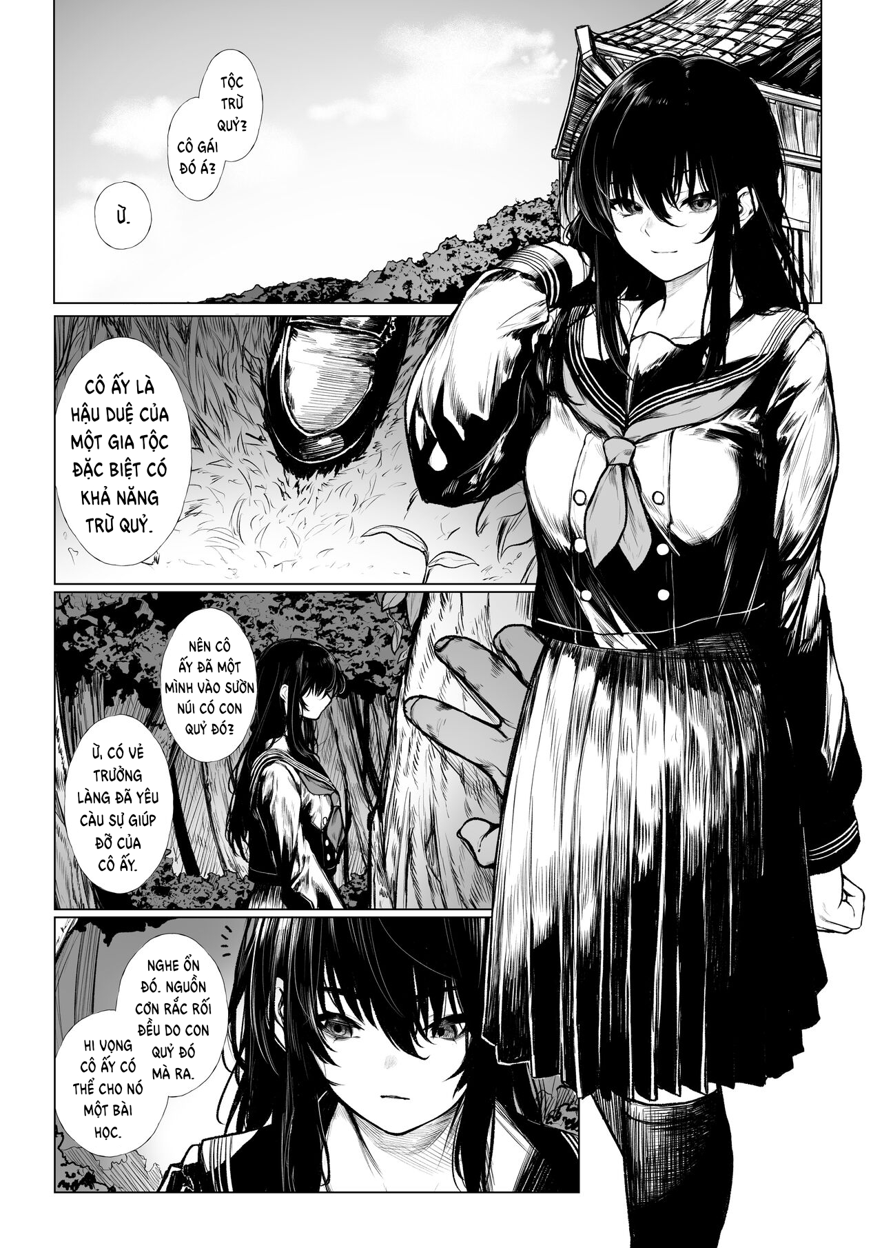 Đọc truyện hentai Không đời nào người trừ quỷ có thể thua một tên tiểu Oni. - Oneshot