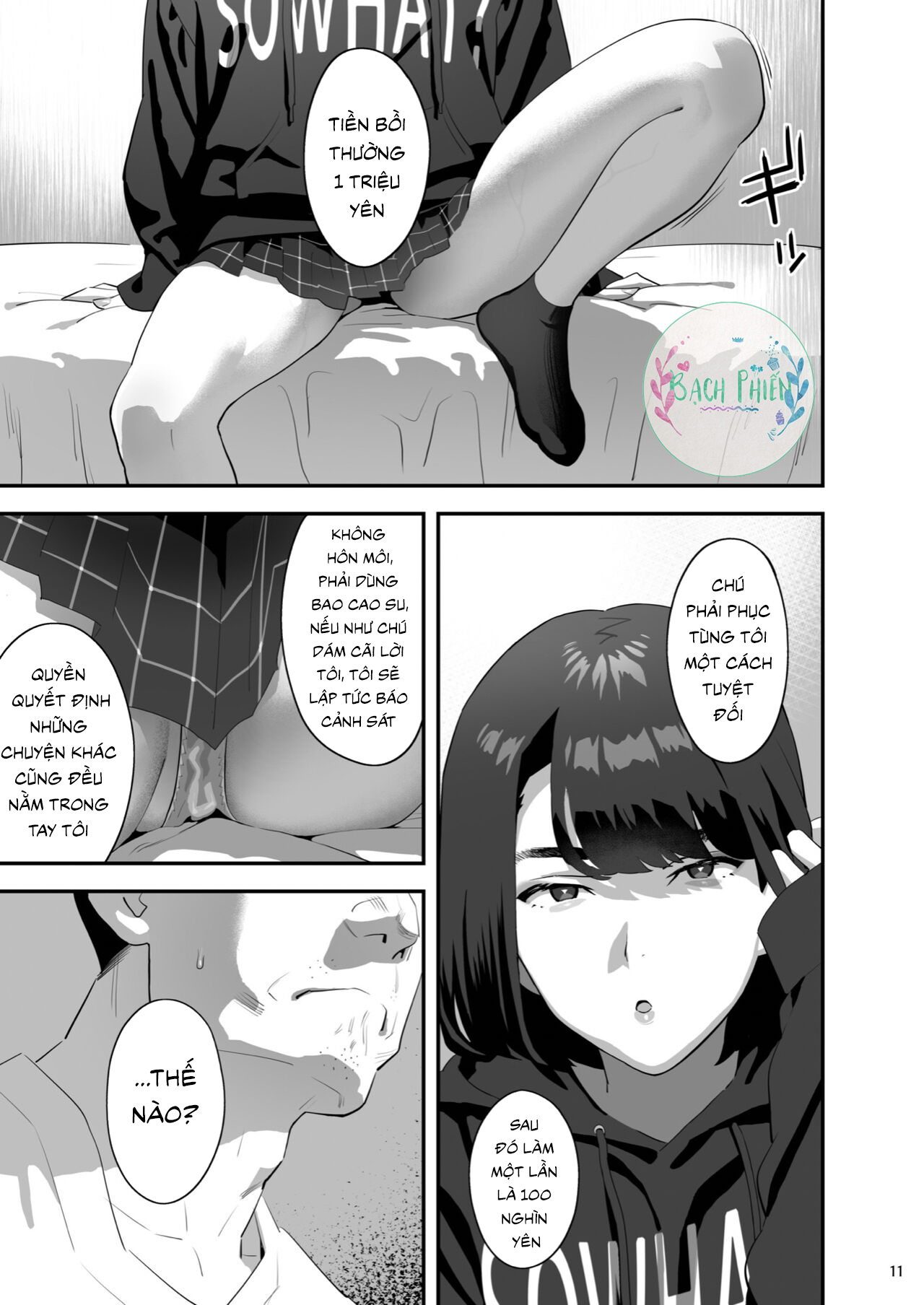 Đọc truyện hentai Tonari no JK ni Odosarete Iribitararetemasu (Naki 3) - Oneshot