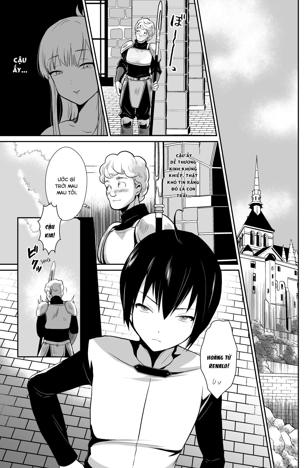 Đọc truyện hentai Kawaisou na Ouji-sama wa Warui Mahou de Oshiro no Mesu Benki ni Sarete Shimaimashita - Chap 2