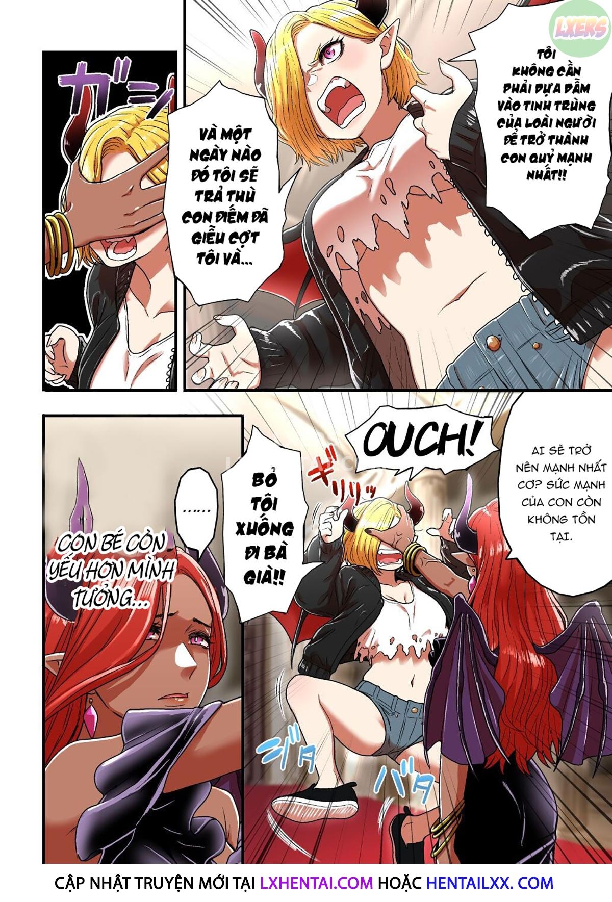 Đọc truyện hentai Junjou Yankee Succubus Marsha-Chan - Chap 1