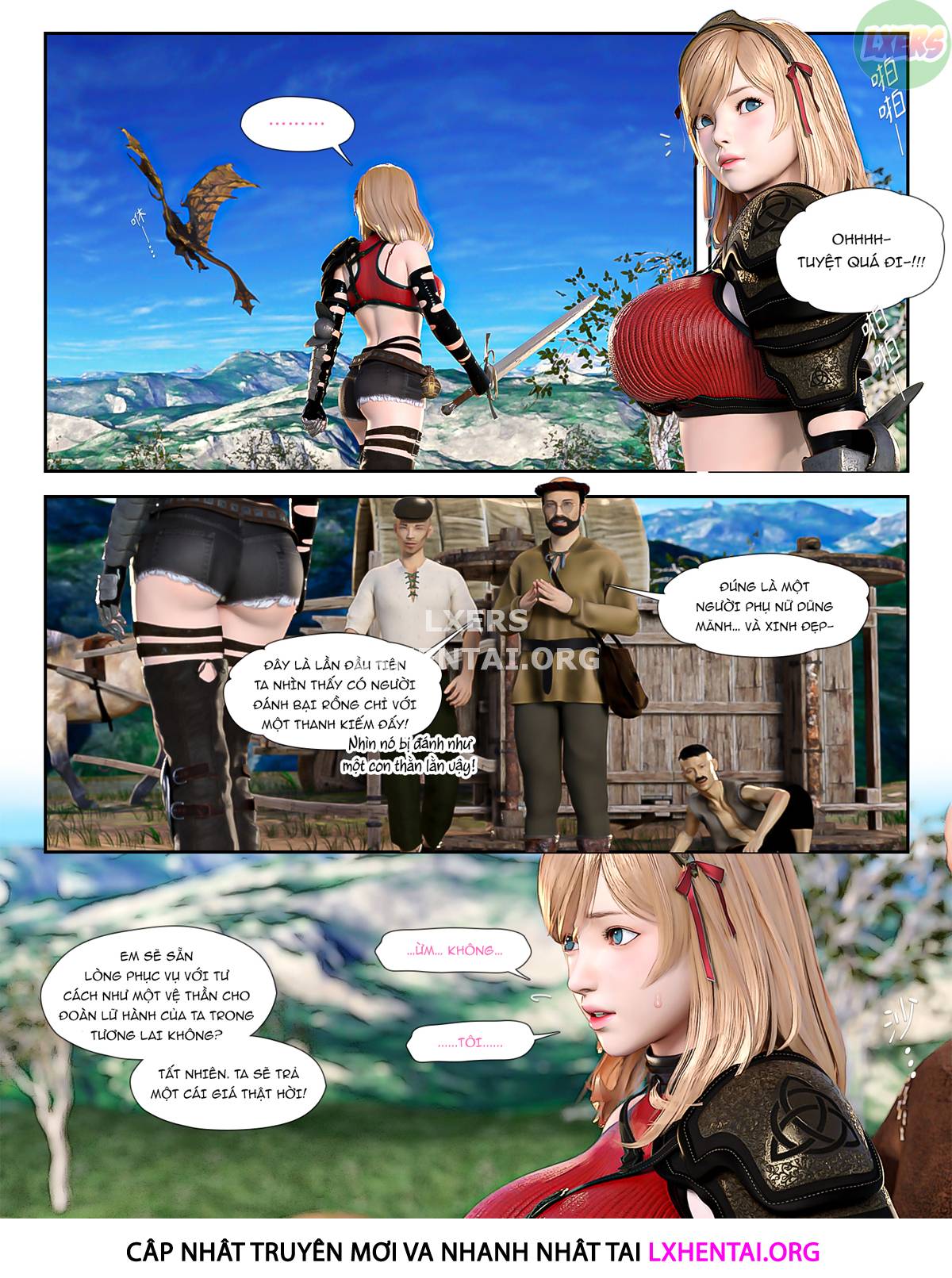 Đọc truyện hentai The Rose Fall Into Darkness - Chap 4