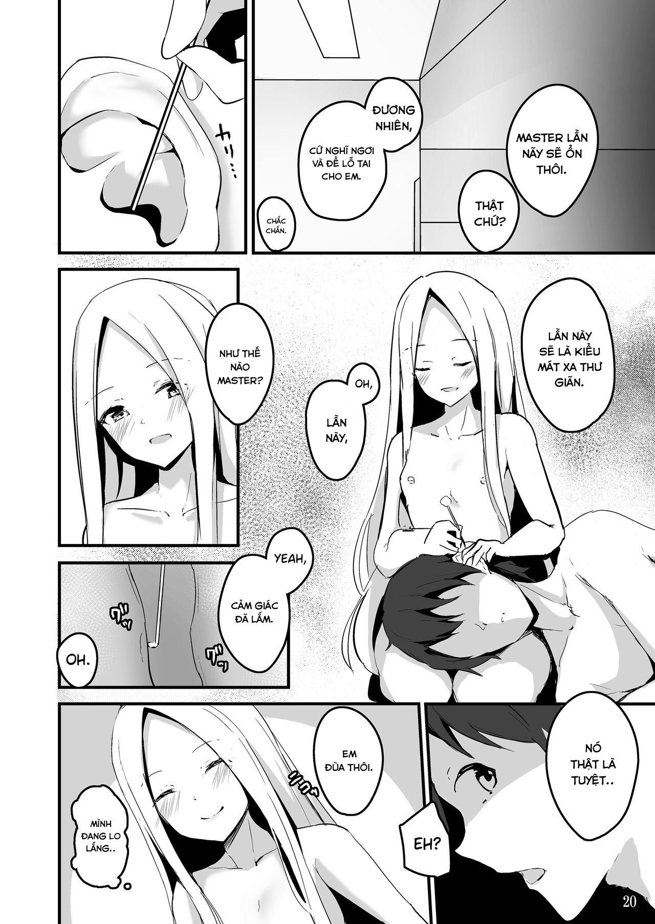 Đọc truyện hentai Tại sao chúng ta không ngắm trăng thư giản trong lúc em ráy tai cho anh - Oneshot