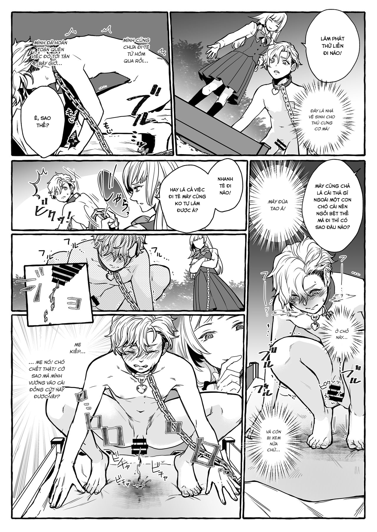 Đọc truyện hentai Osu Inu Ni Metorareta Otoko; ~ Teishuku Na Hanayome Inu No Sodatekata ~ - Oneshot