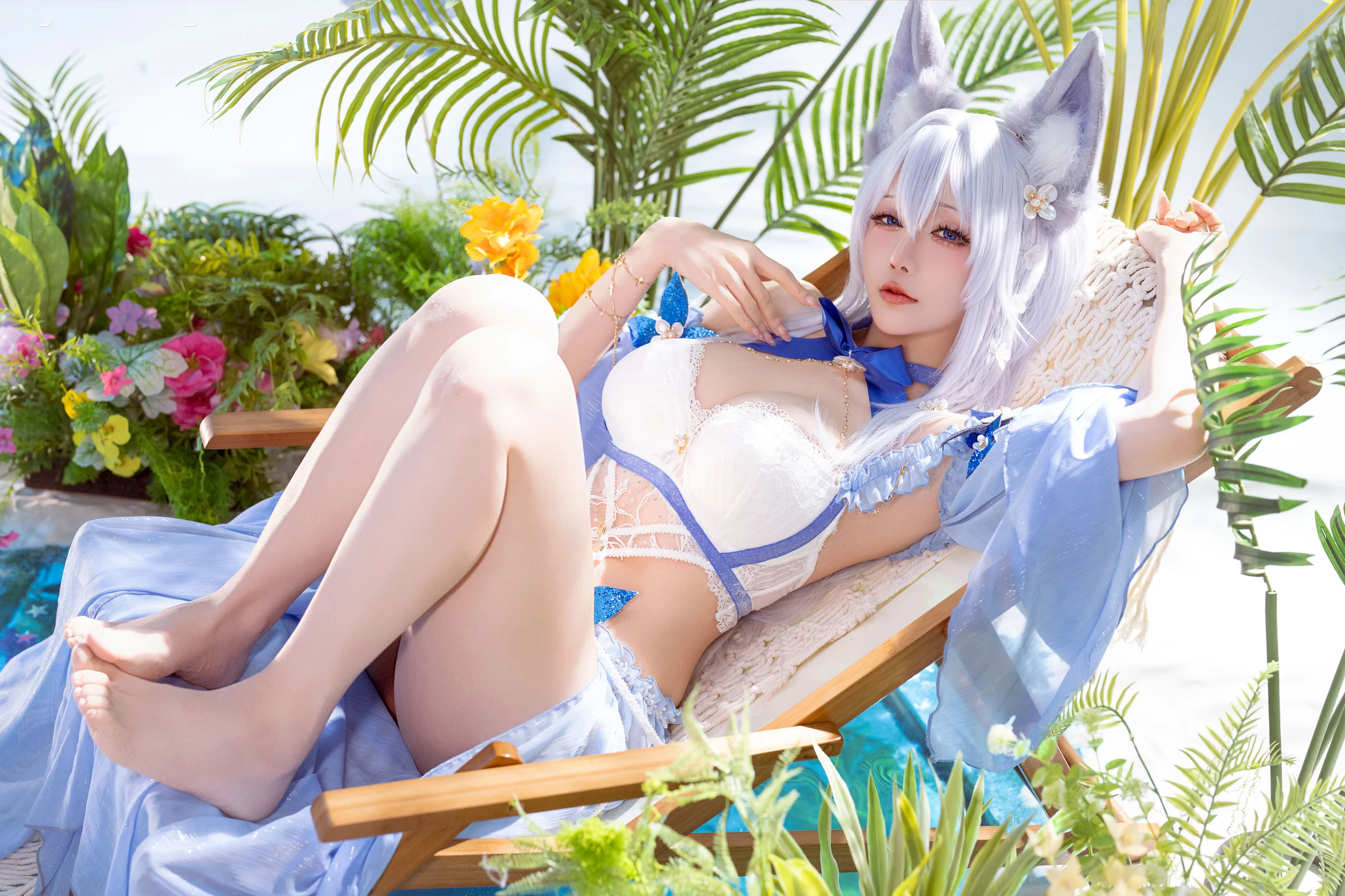 Đọc truyện hentai Tuyển tập Albums siêu phẩm Cosplay - Chap 1395 - Star's Lingering - Azur Lane Shinano Swimsuit