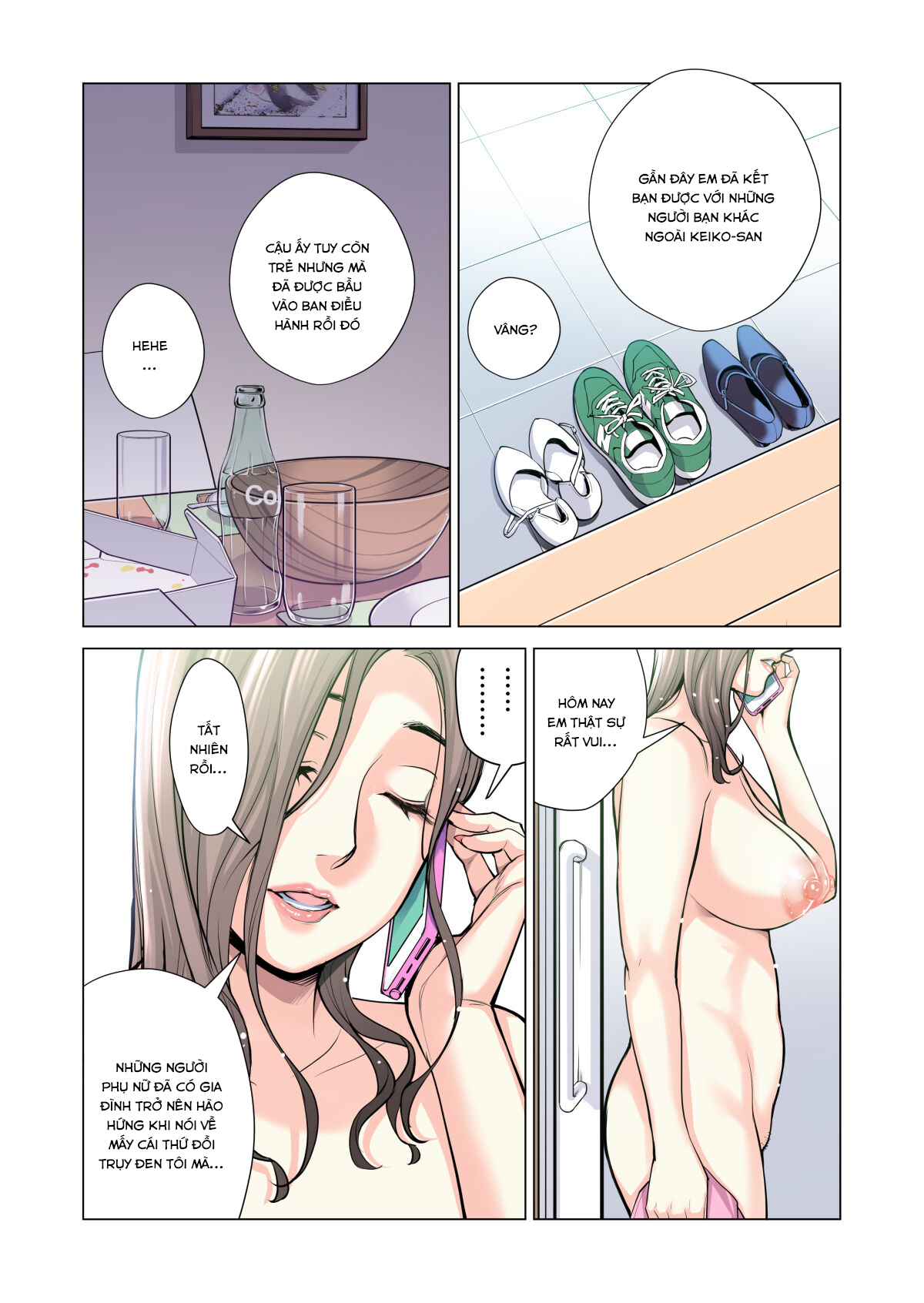 Đọc truyện hentai Jichikai no Hitozuma wa Totemo H deshita - Chap 3