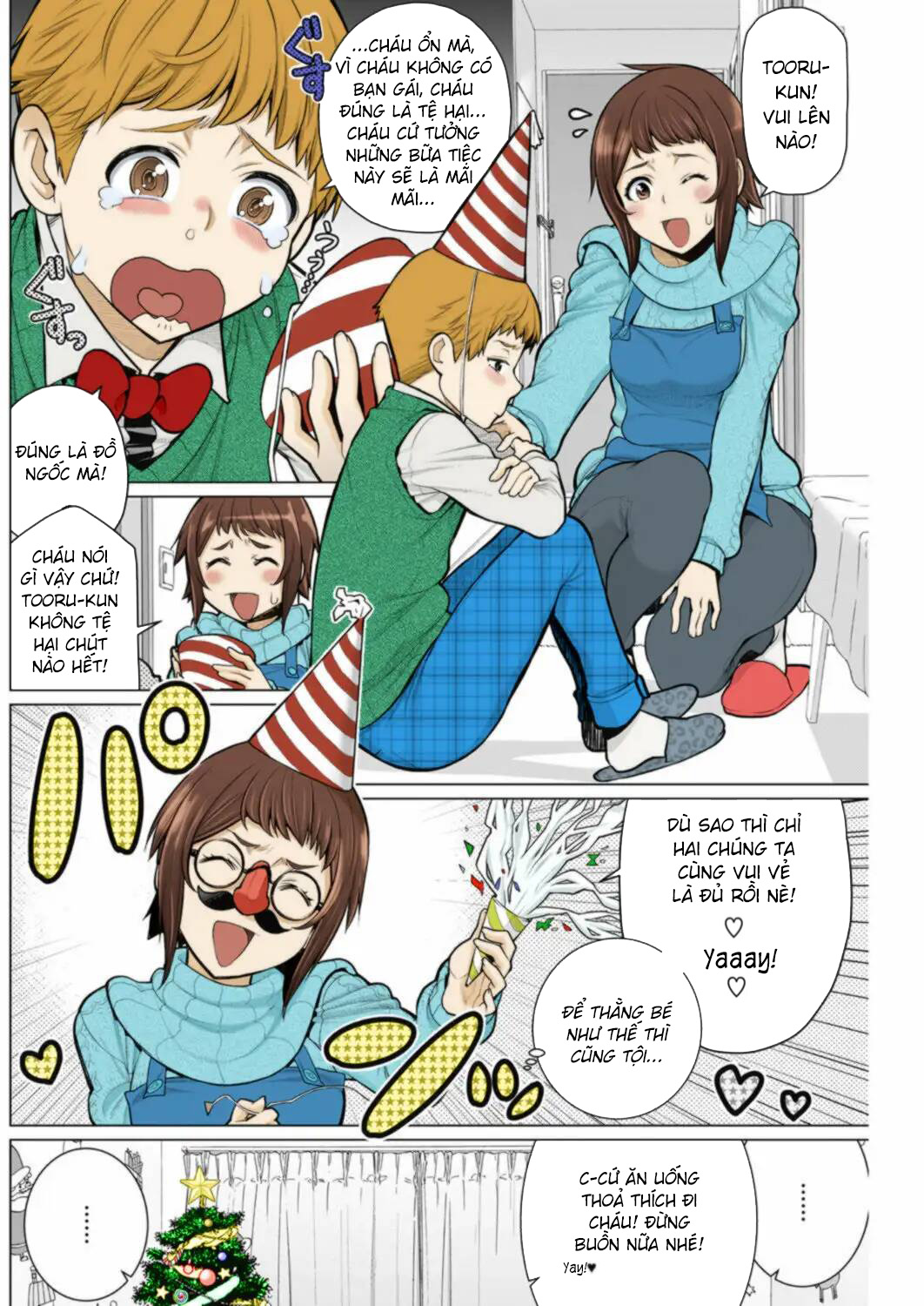 Đọc truyện hentai Bữa tiệc Giáng sinh Dokidoki - Oneshot