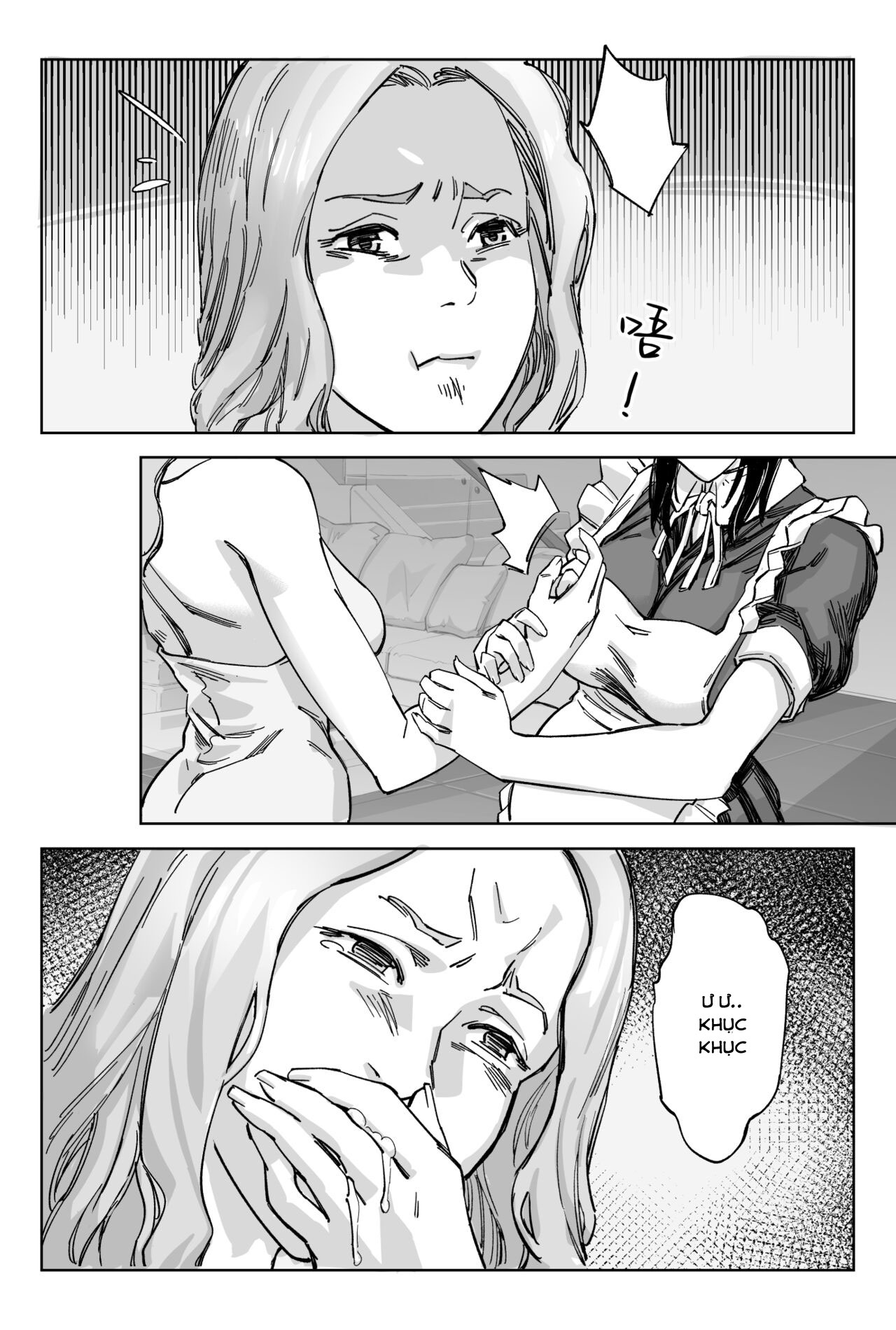 Đọc truyện hentai Gia đình giàu có sống sót - Chap 2