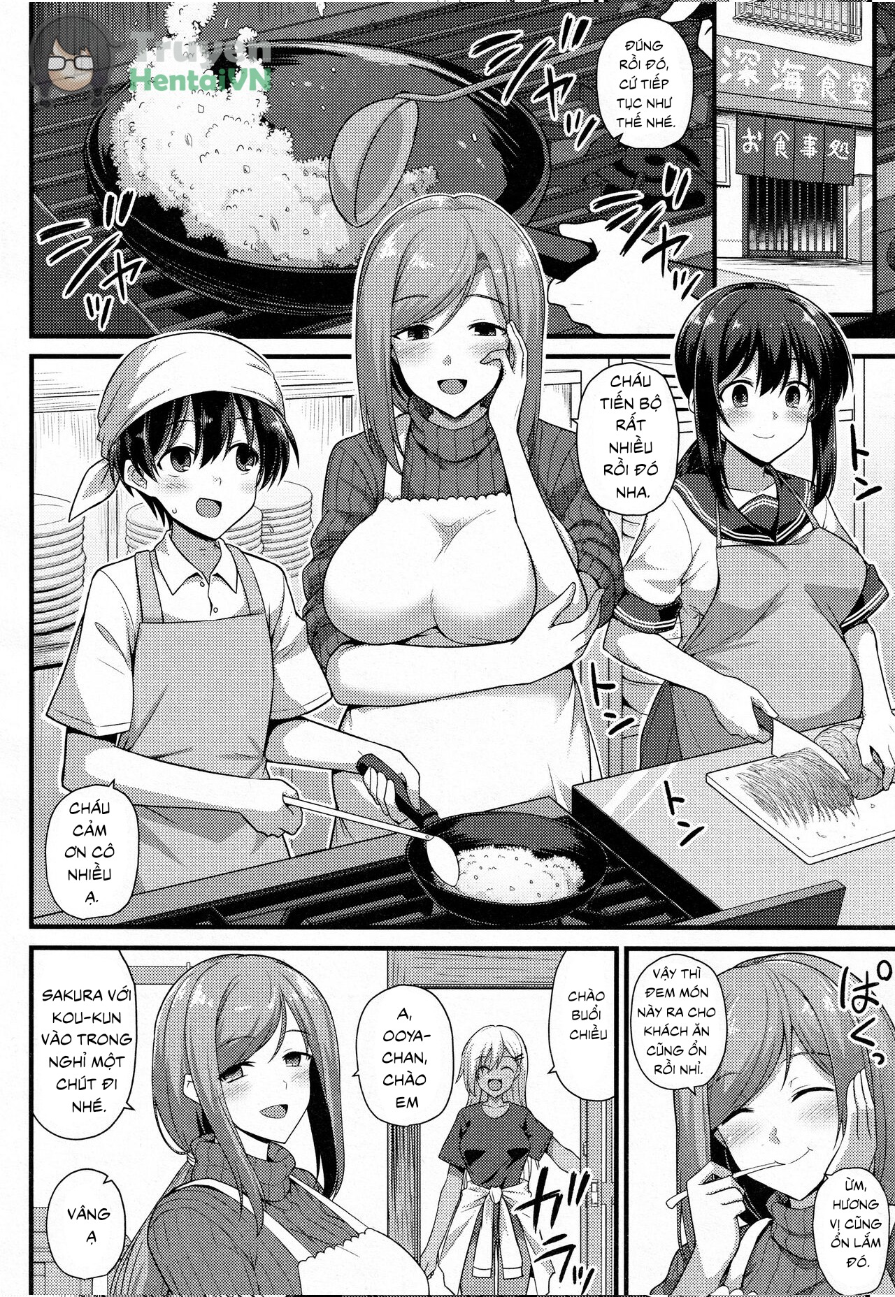 Đọc truyện hentai Sakura-chan-chi no Oyakodon 2-haime! - Oneshot